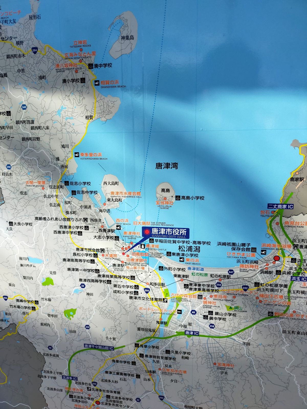 唐津周辺地図