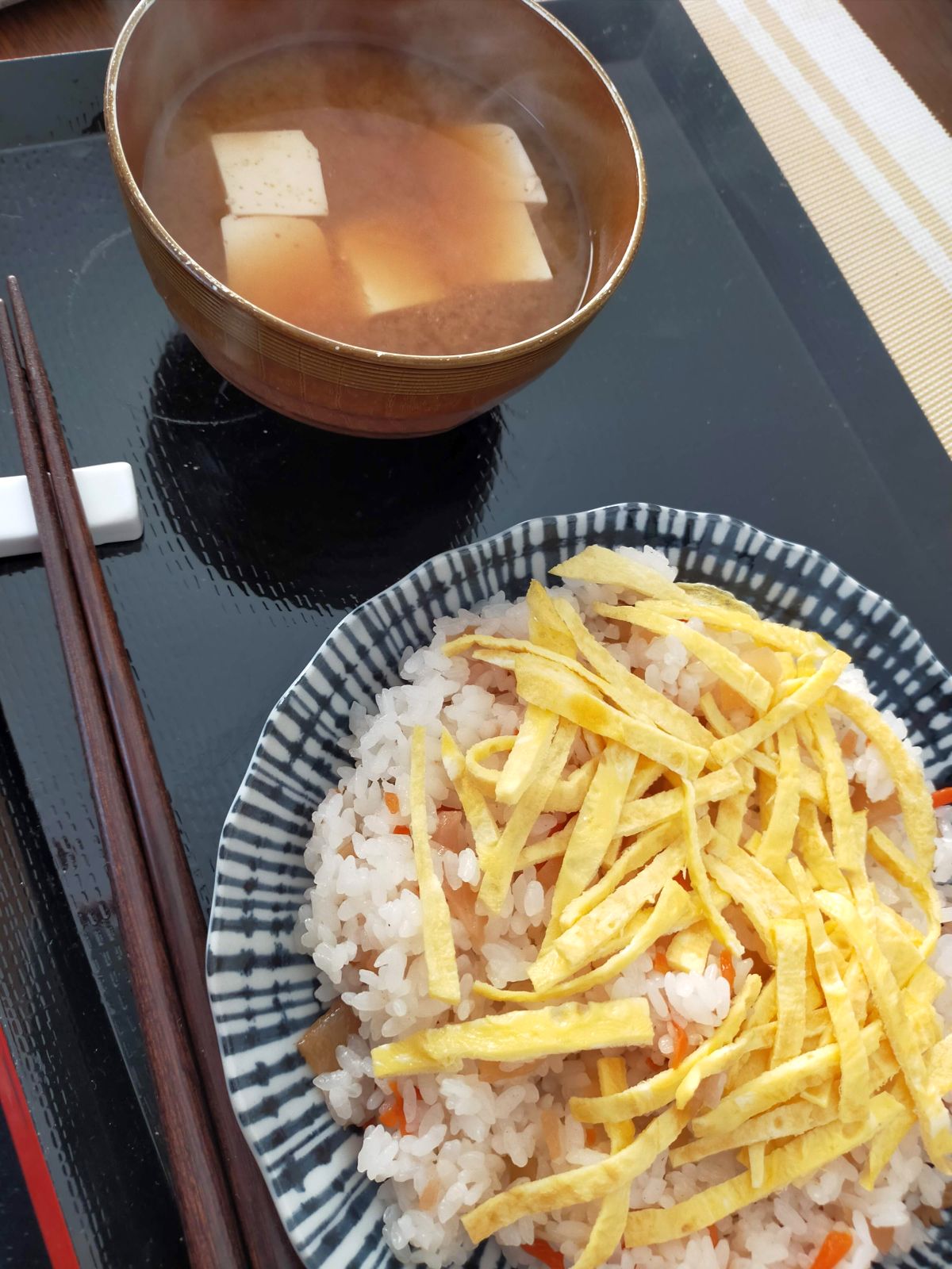 本日の朝食兼昼食