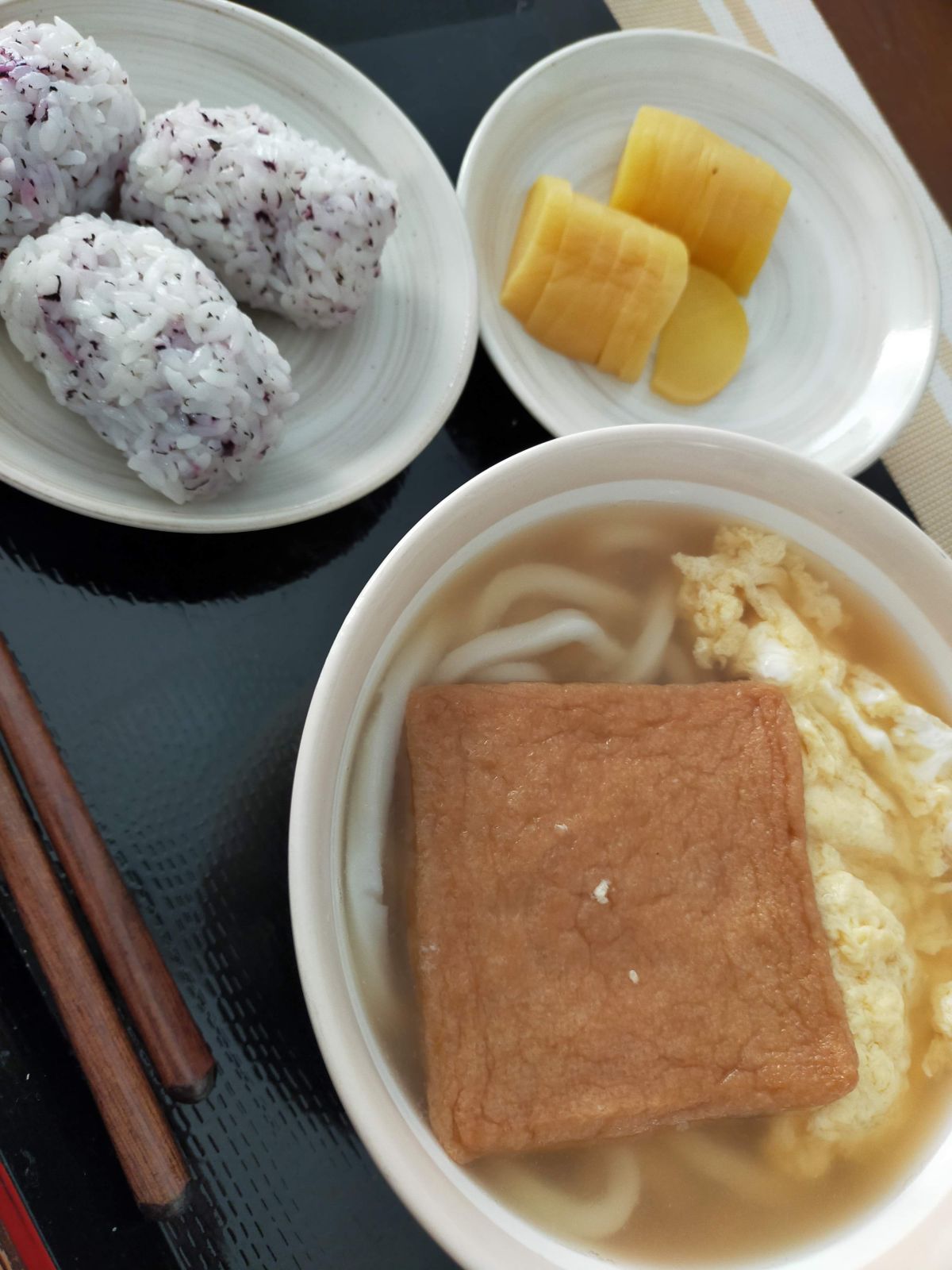 本日の朝食兼昼食