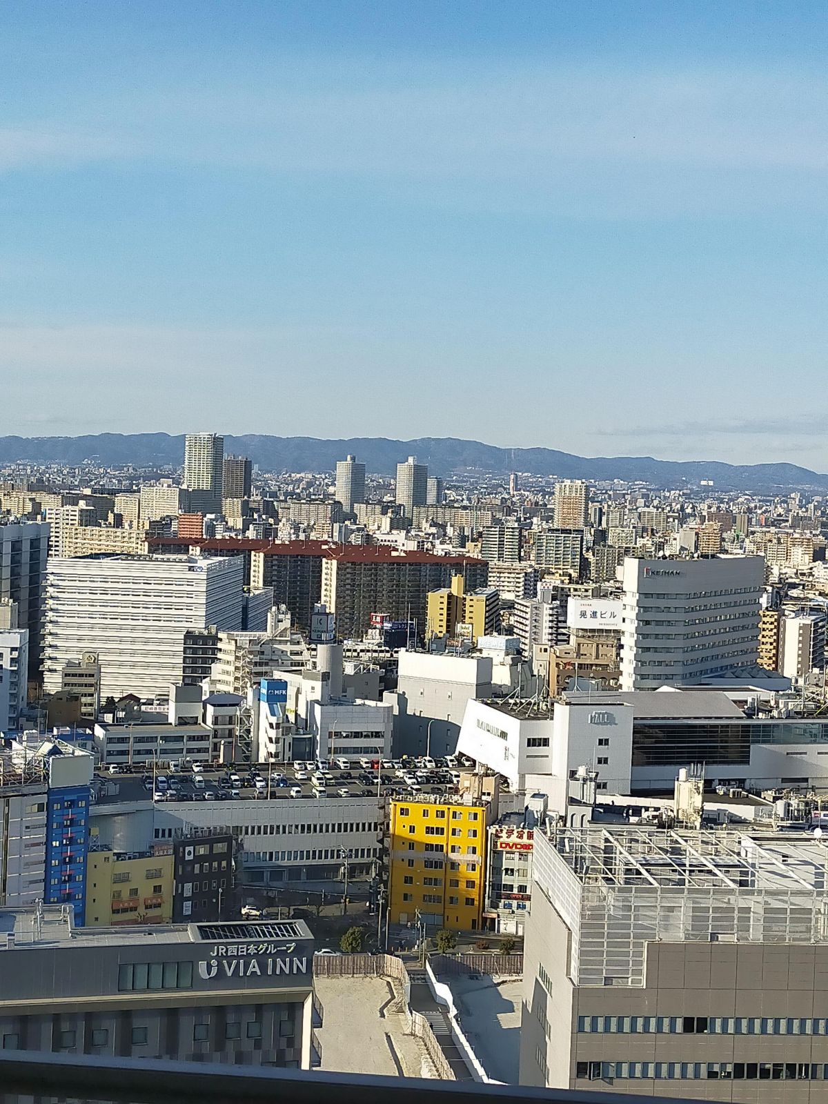 宿からの風景