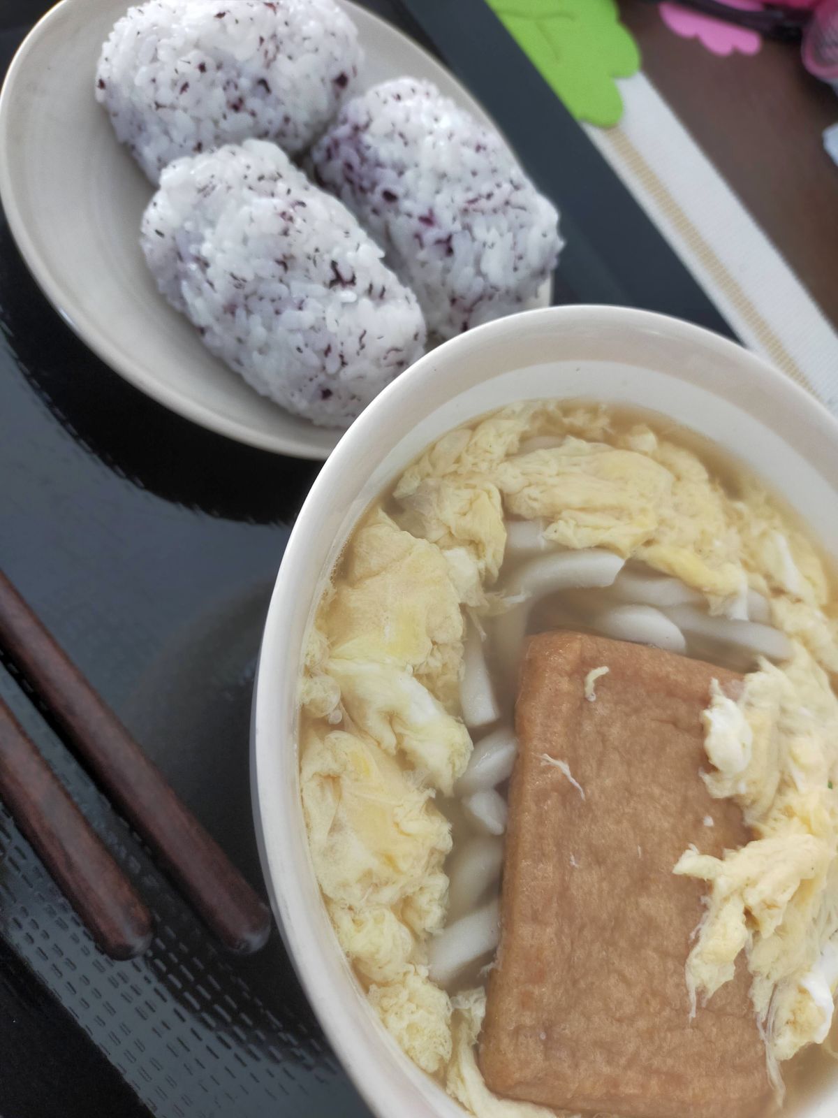 本日の朝食兼昼食