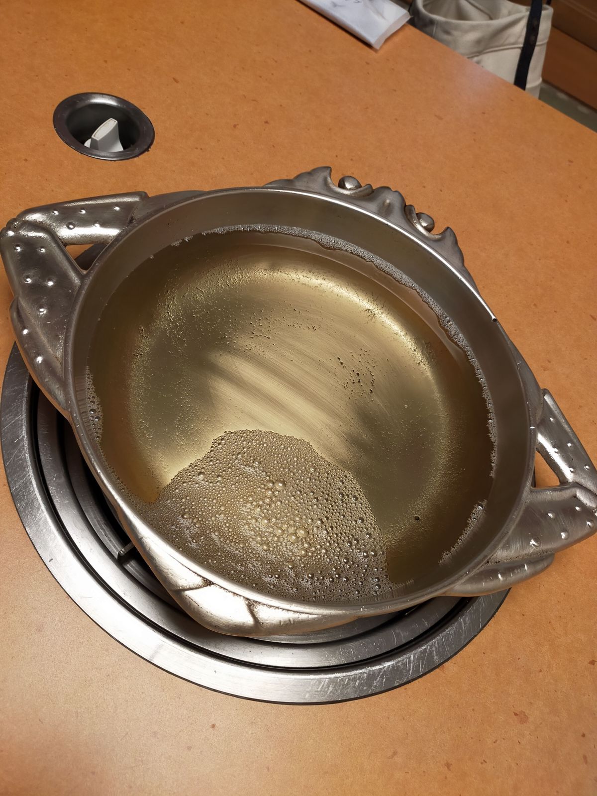 かにすきの準備