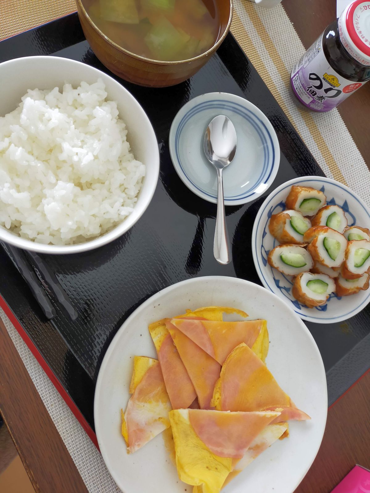 本日の朝食兼昼食