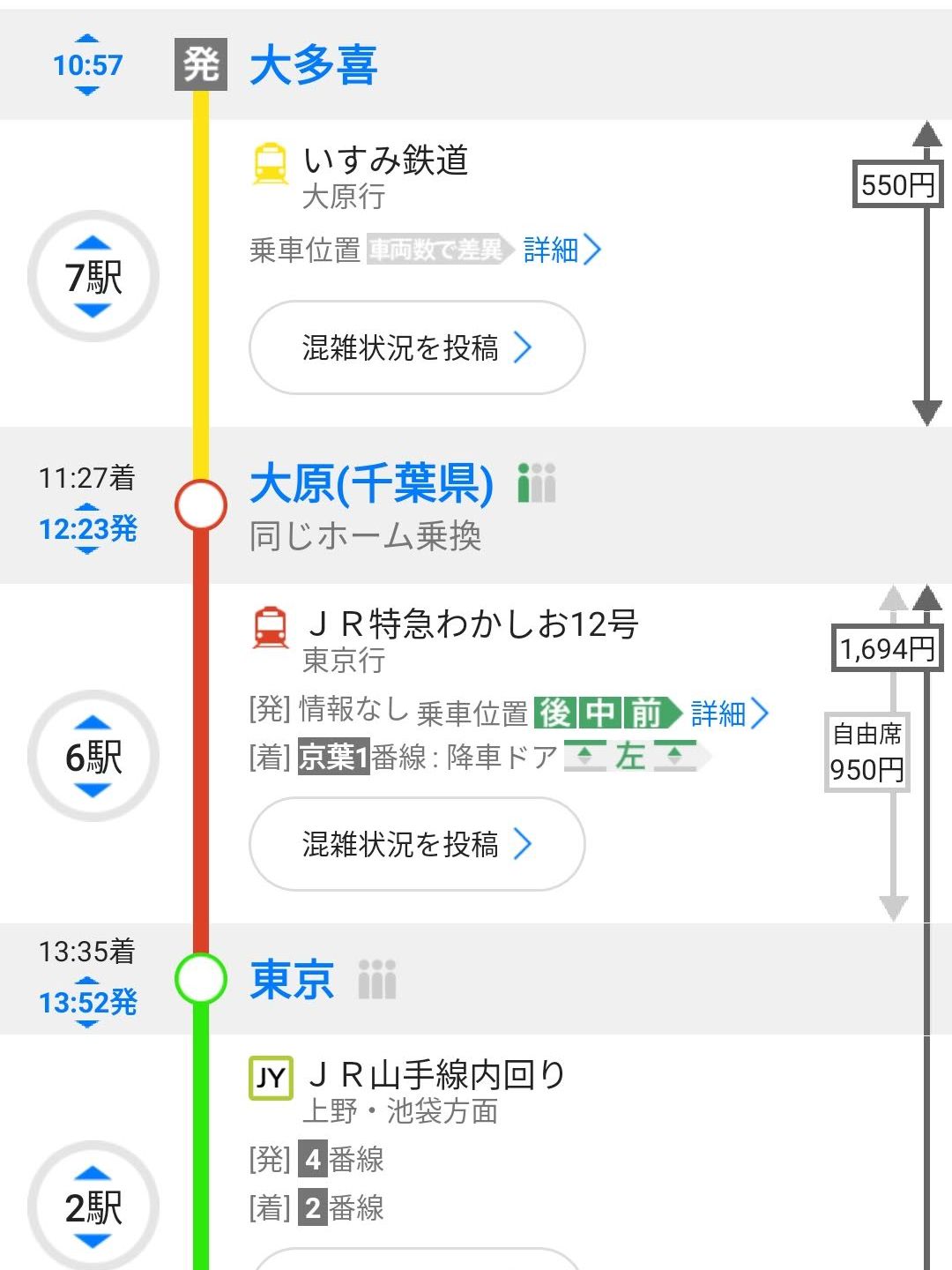 おかえり経路