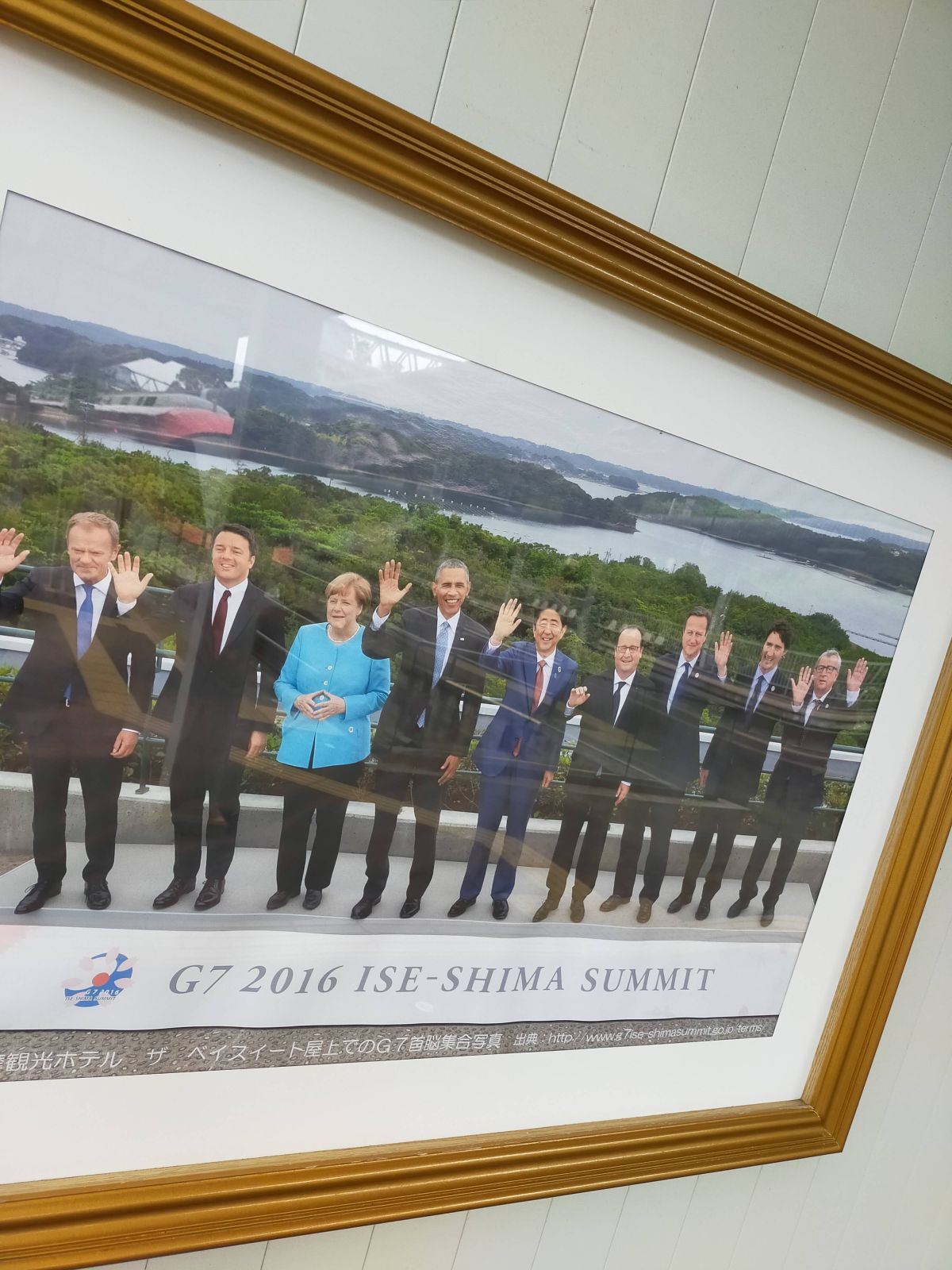 G7首脳集合写真