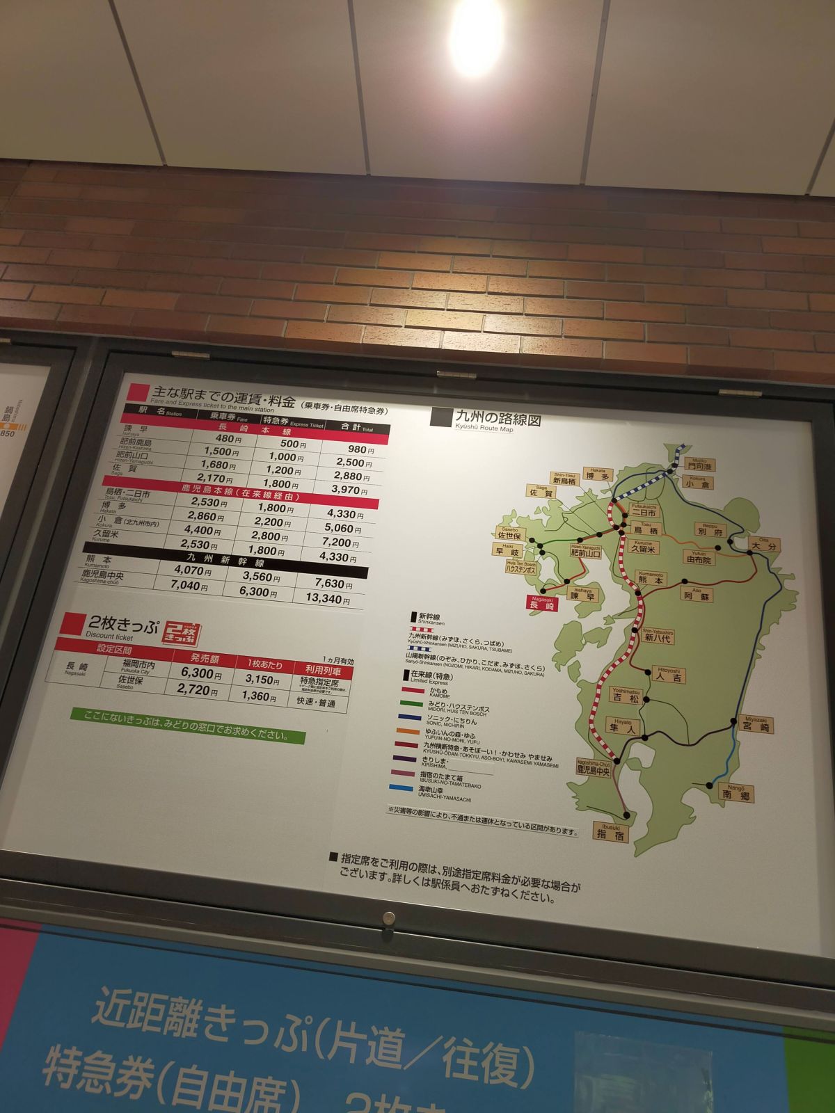 九州の路線図