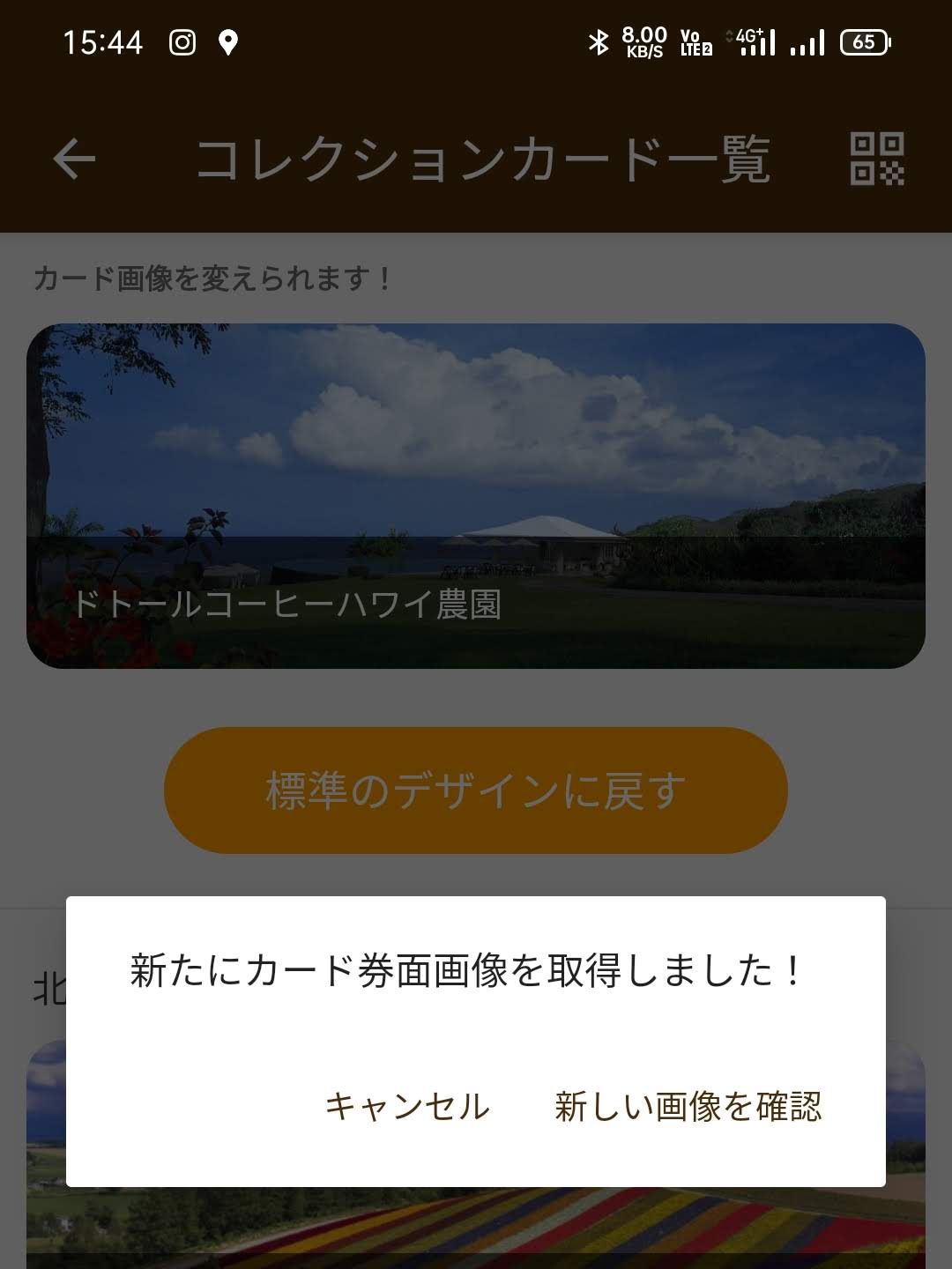 新たにカード券面画像を取得しました！