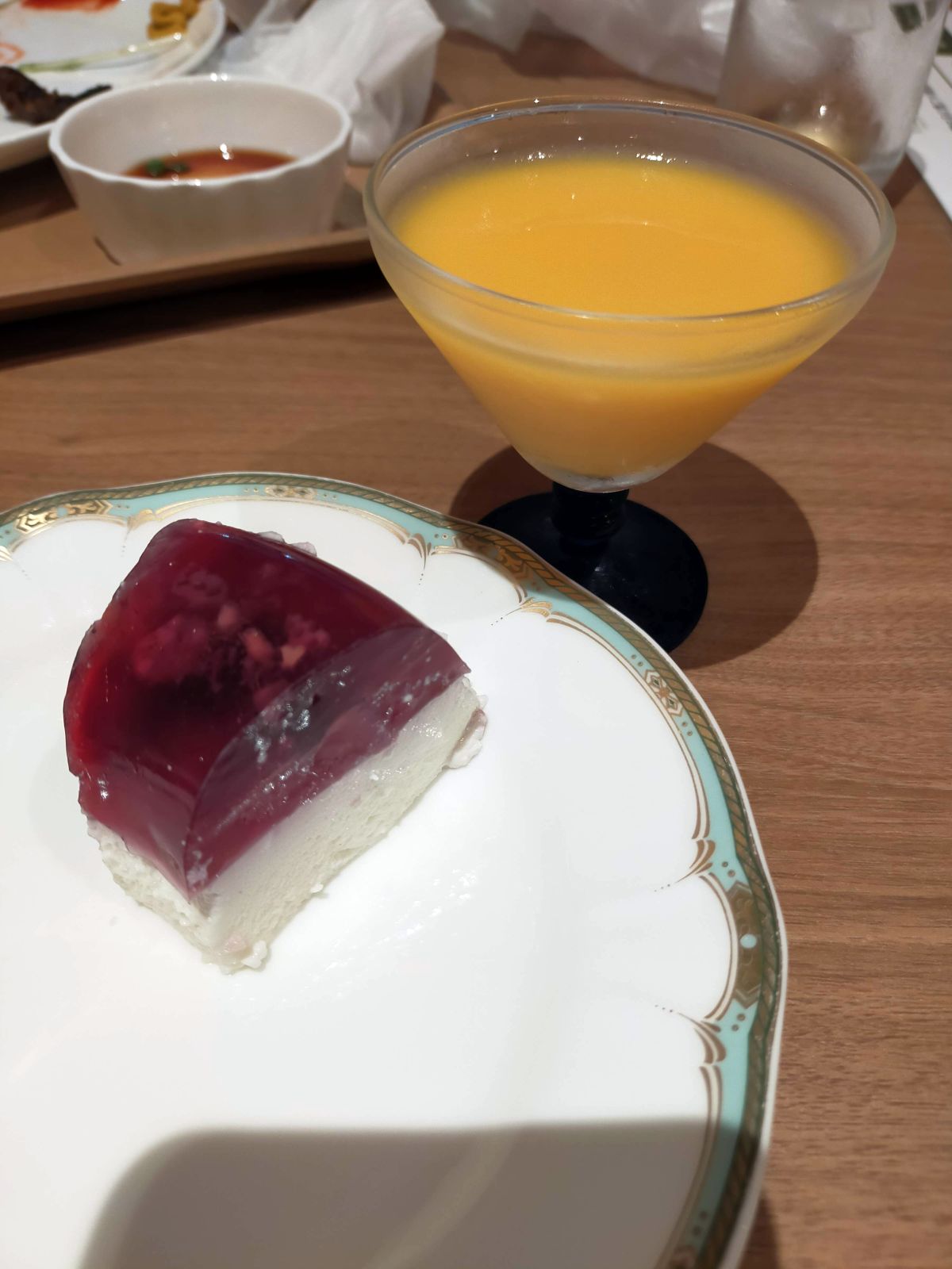 本日の朝食デザート２