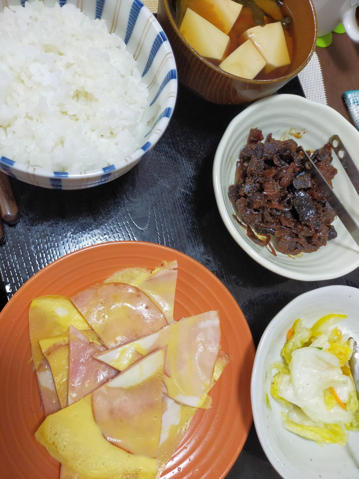 本日の朝食兼昼食