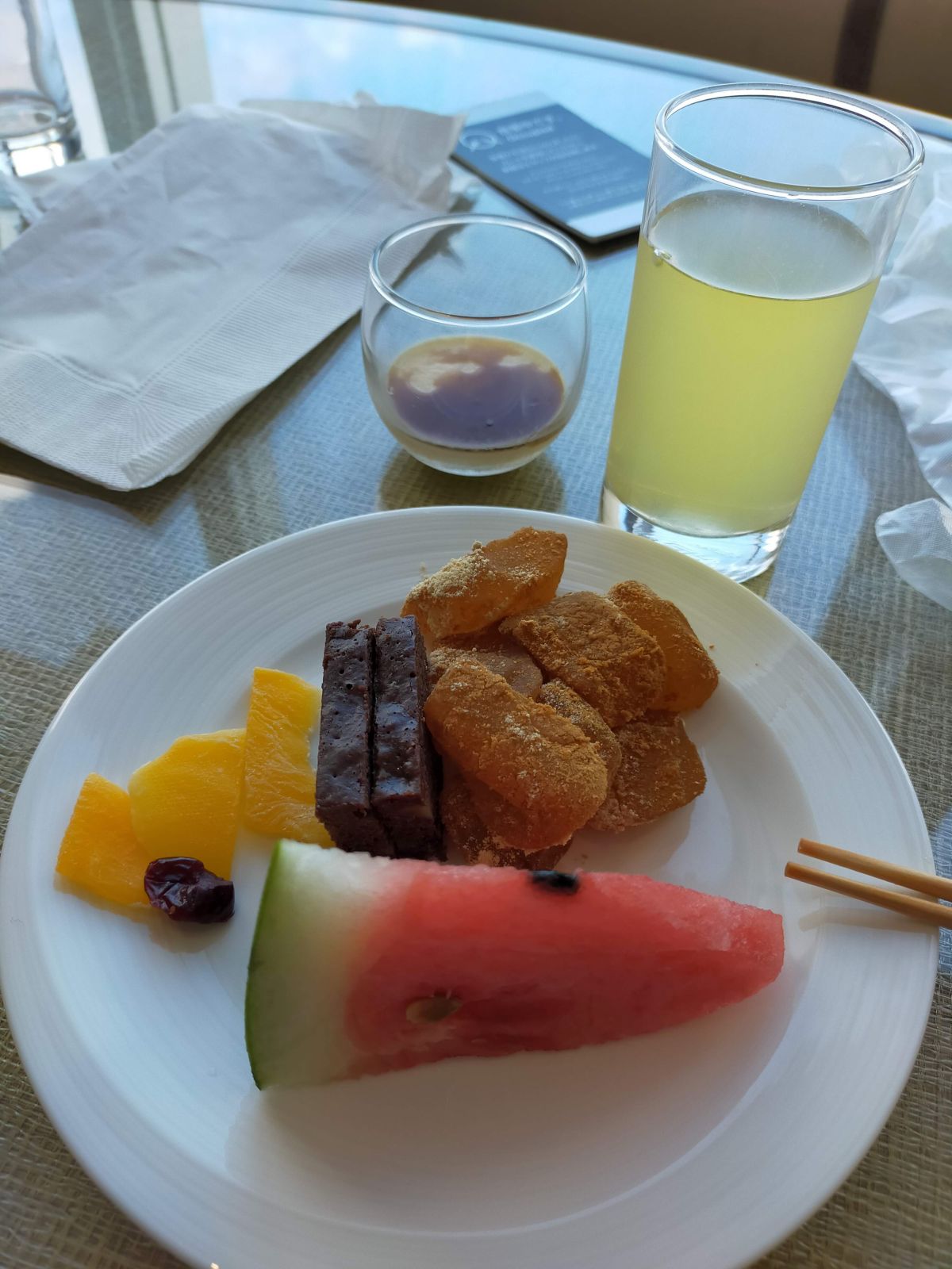 朝食のシメ