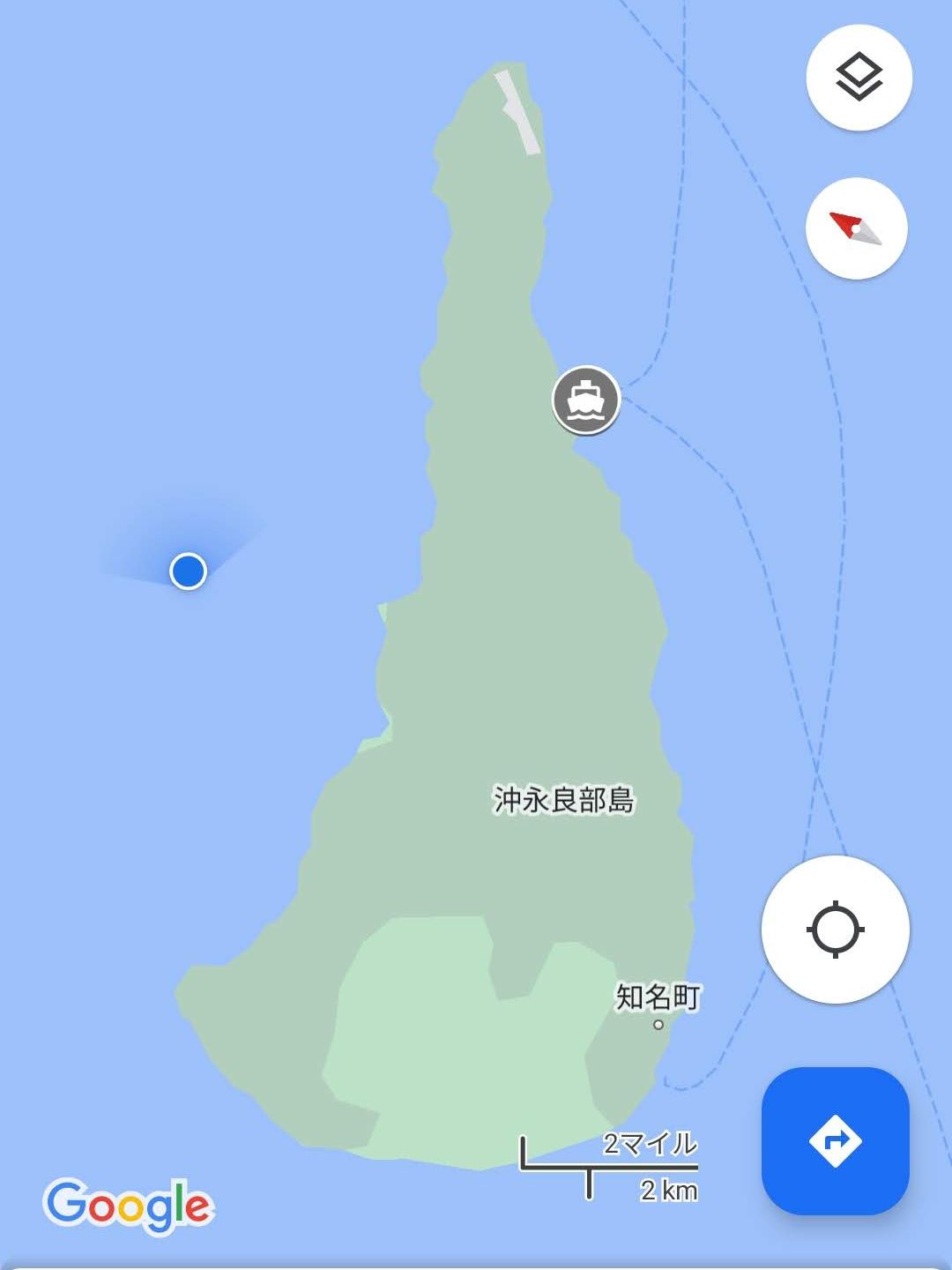 次は沖永良部島