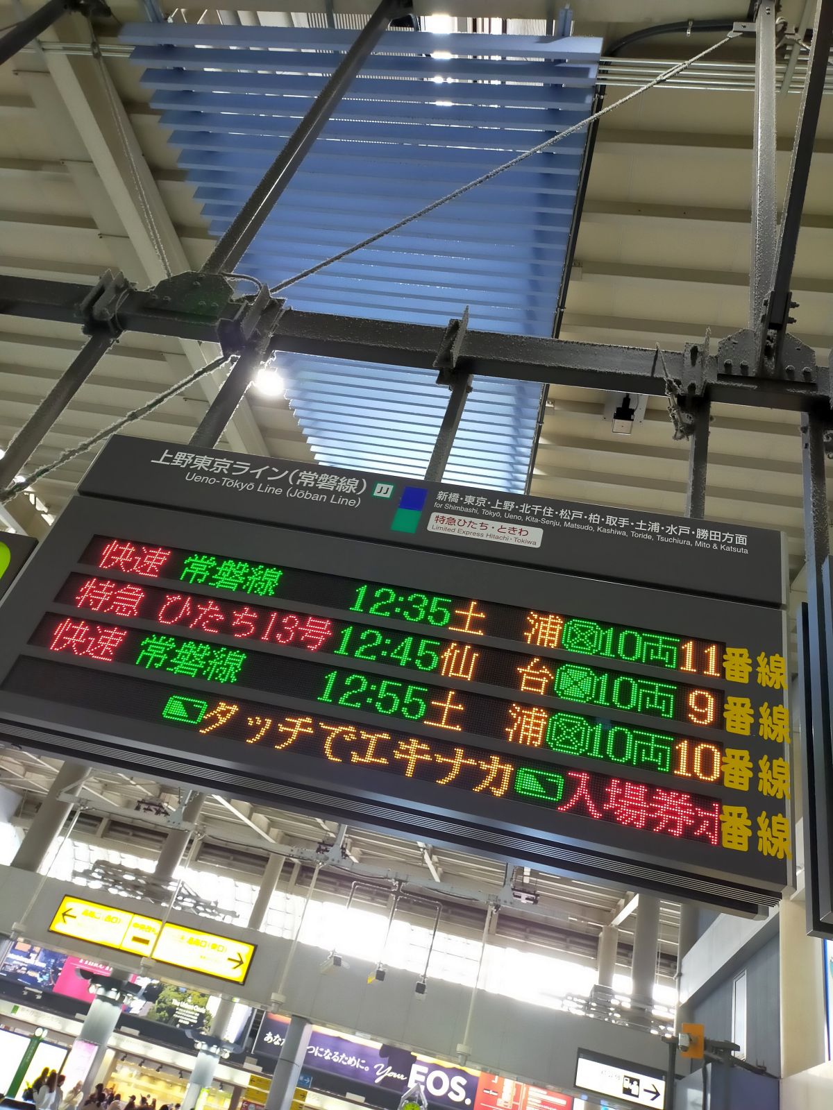 上野東京ライン（常磐線）