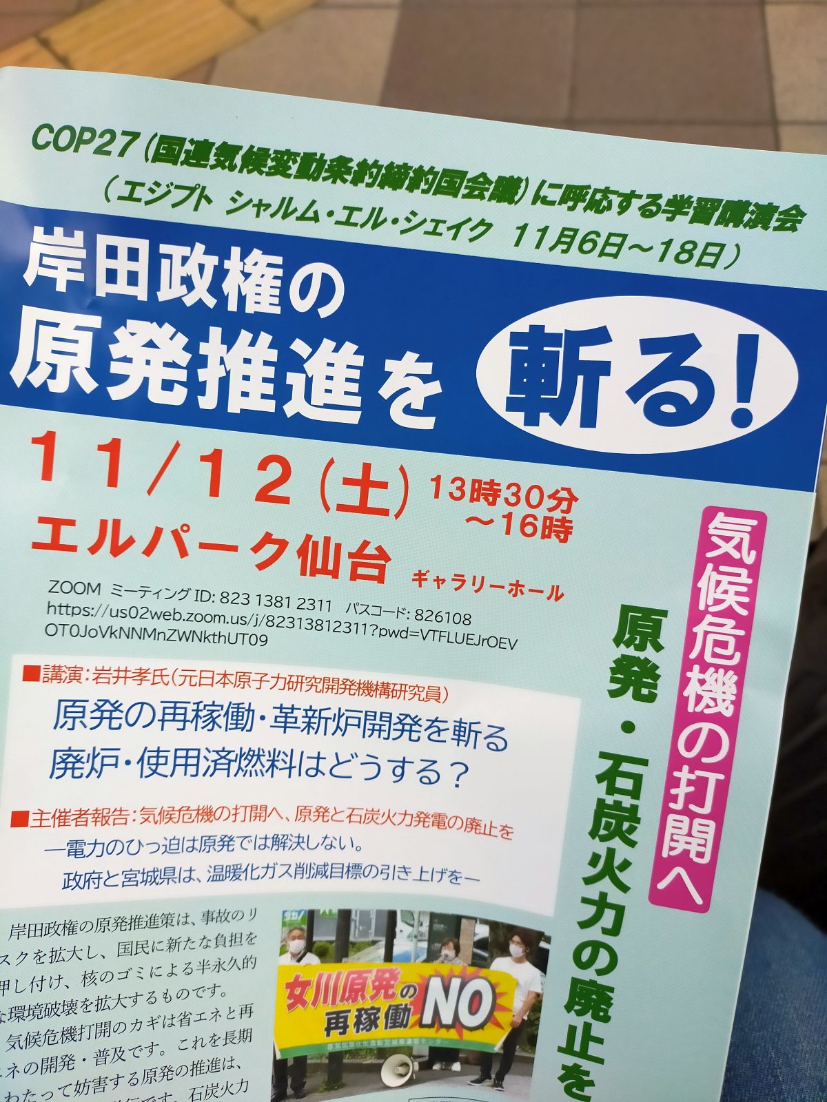 配布チラシ