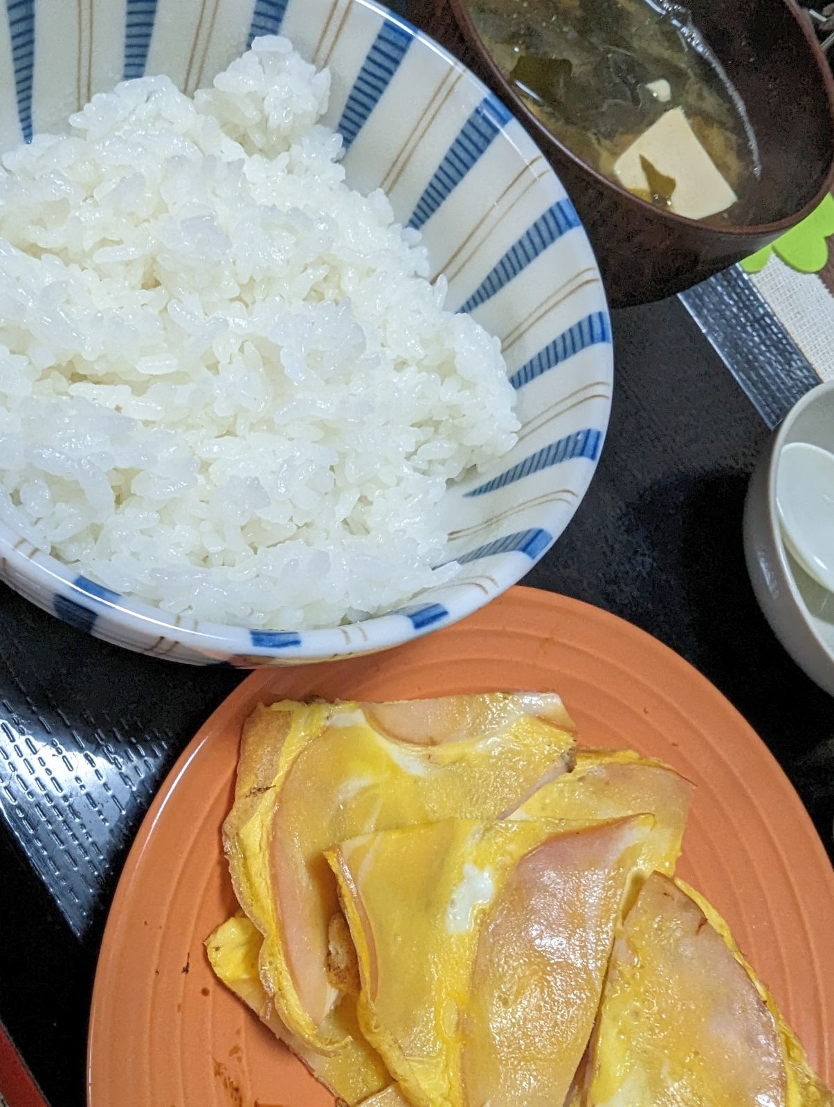 本日の朝食兼昼食