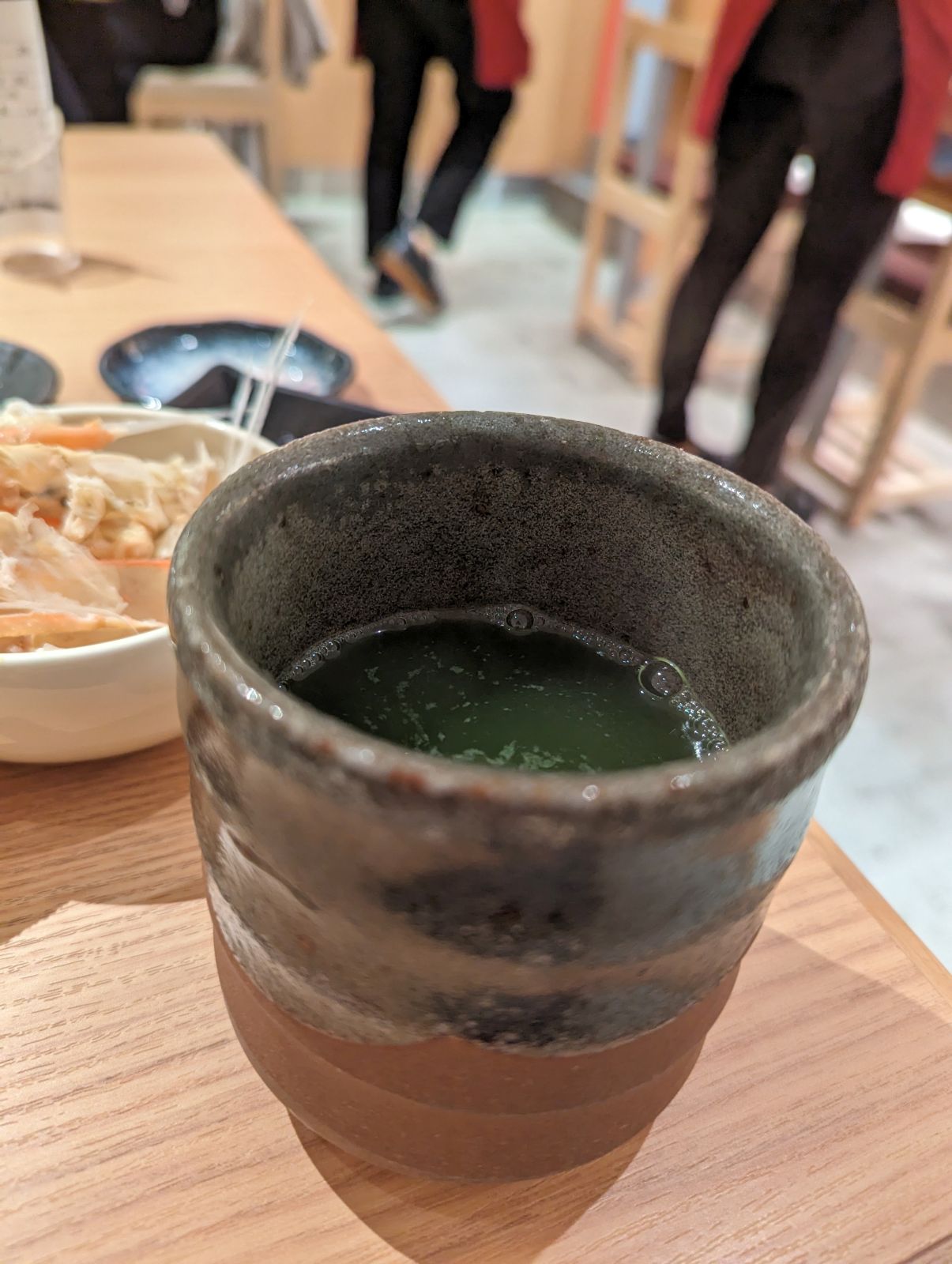 熱いお茶