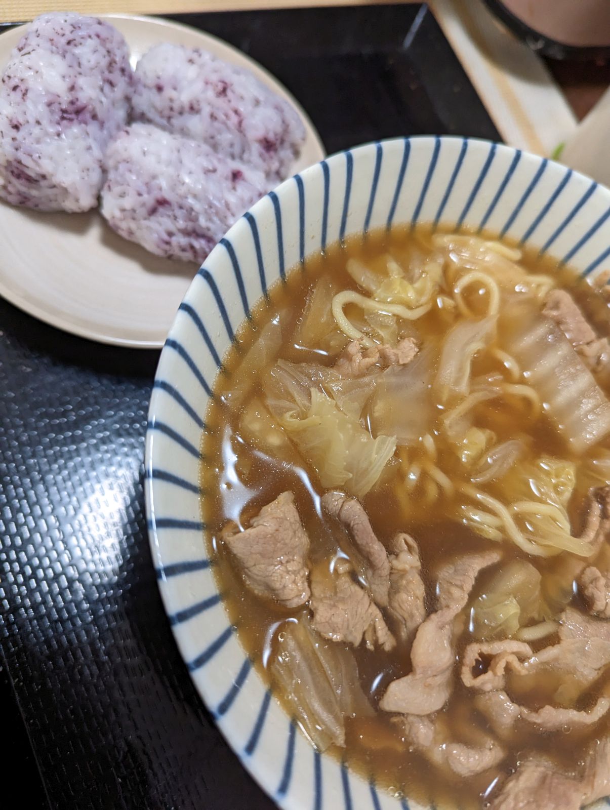 本日の朝食兼昼食