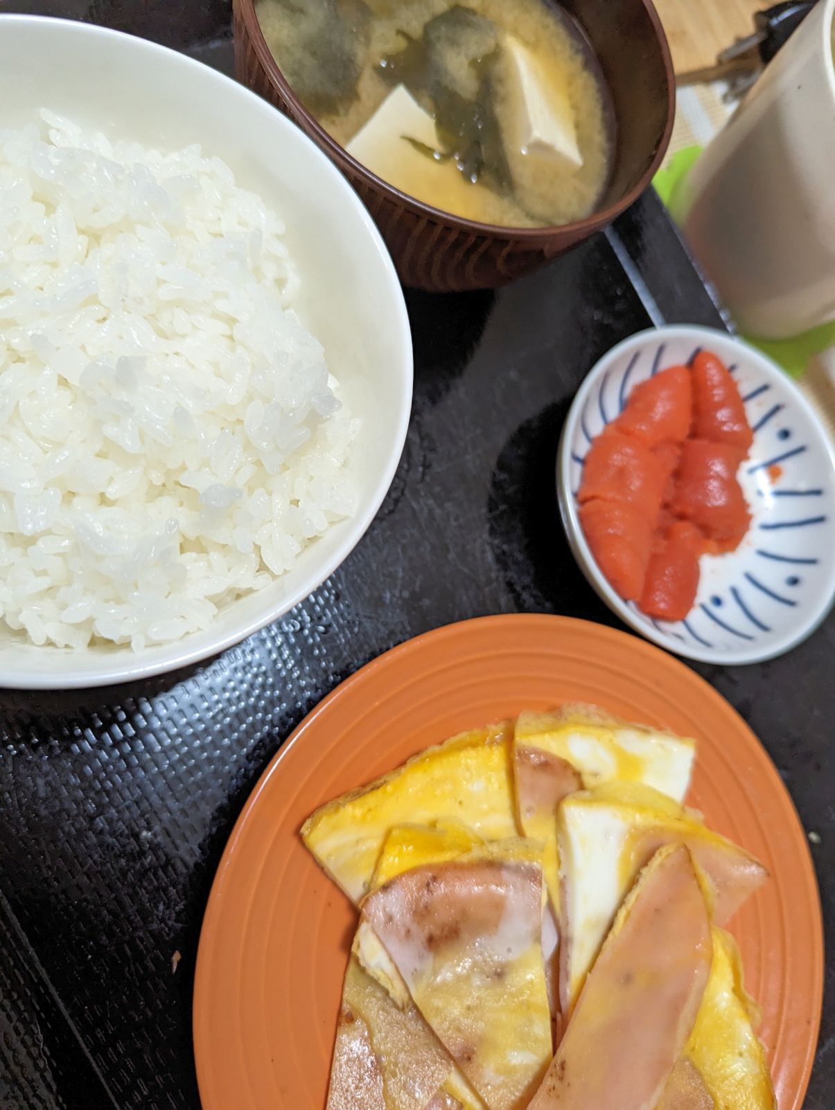 本日の朝食兼昼食