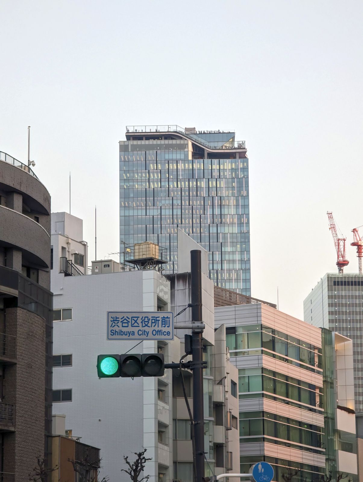 渋谷スクランブルスクエアの屋上