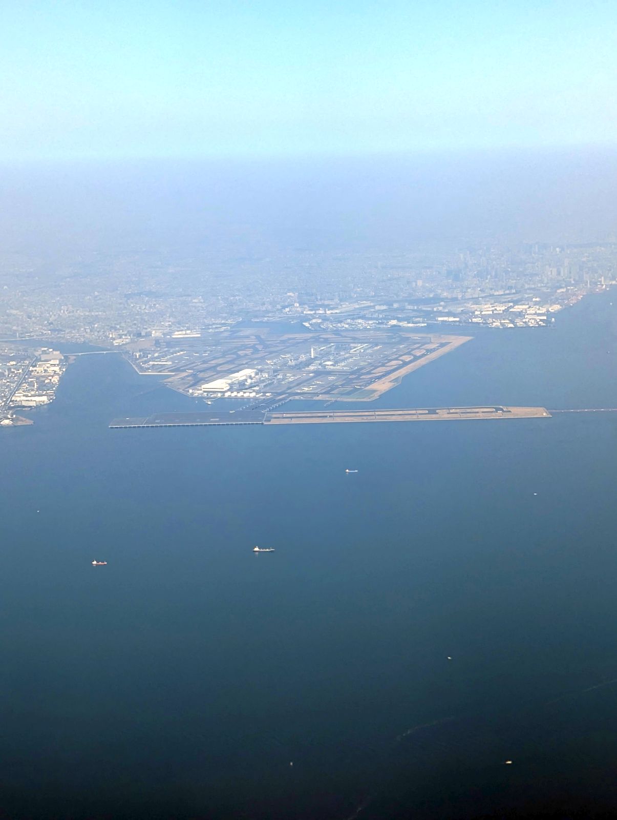 羽田空港を上から見た図