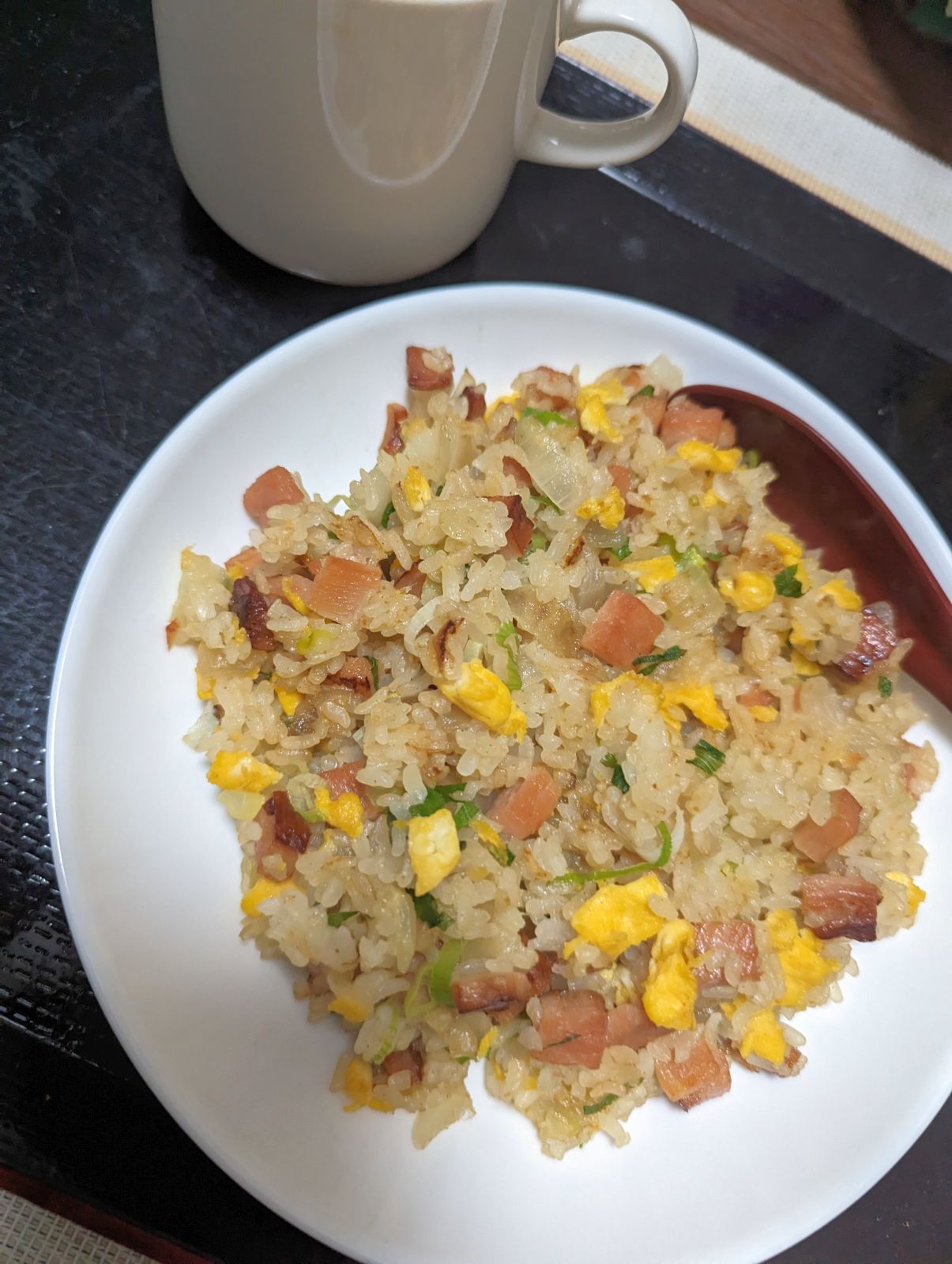 本日の朝食兼昼食