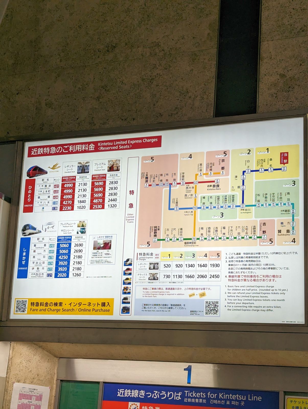 近鉄特急のご利用料金