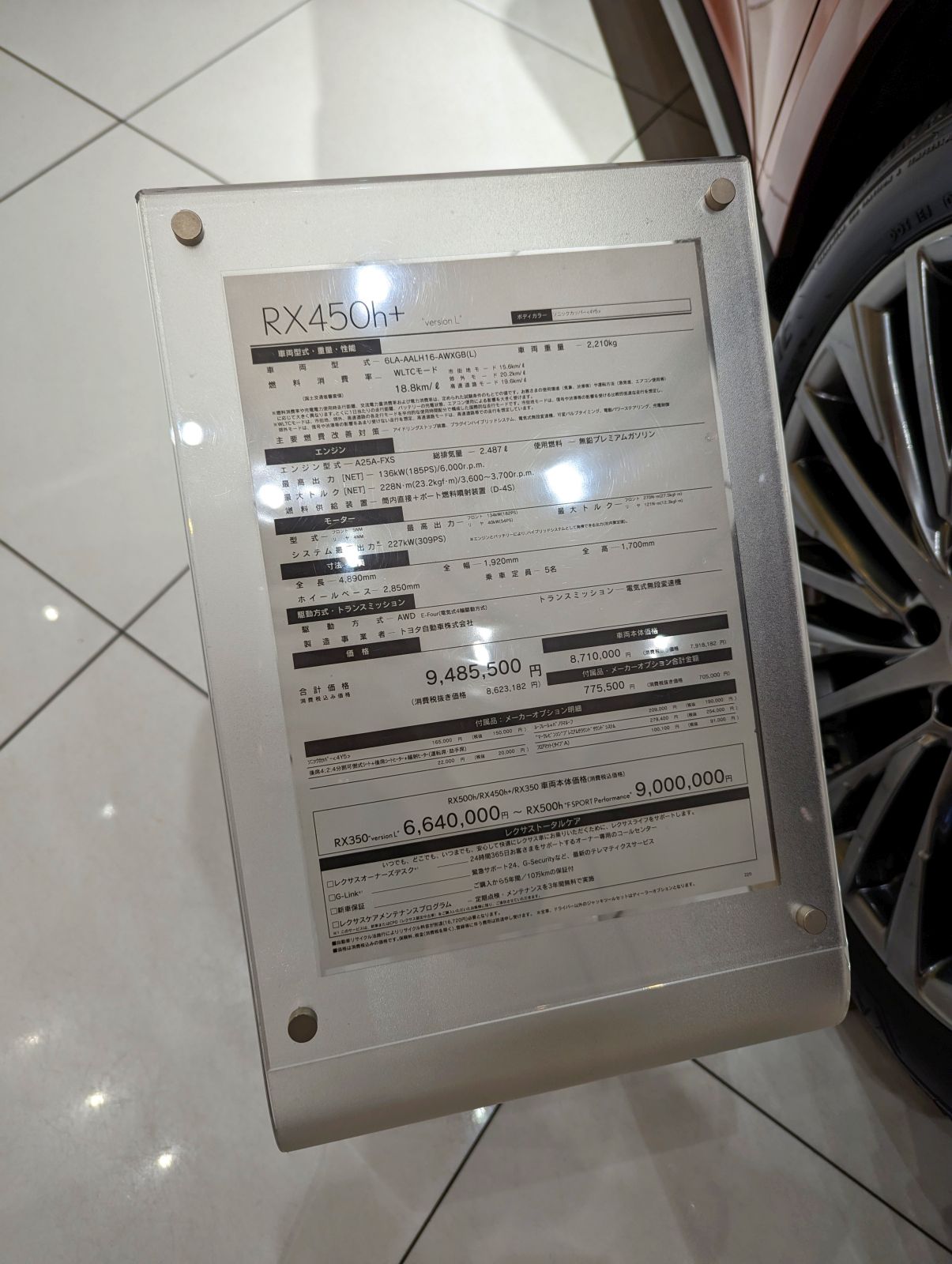 RX450h+