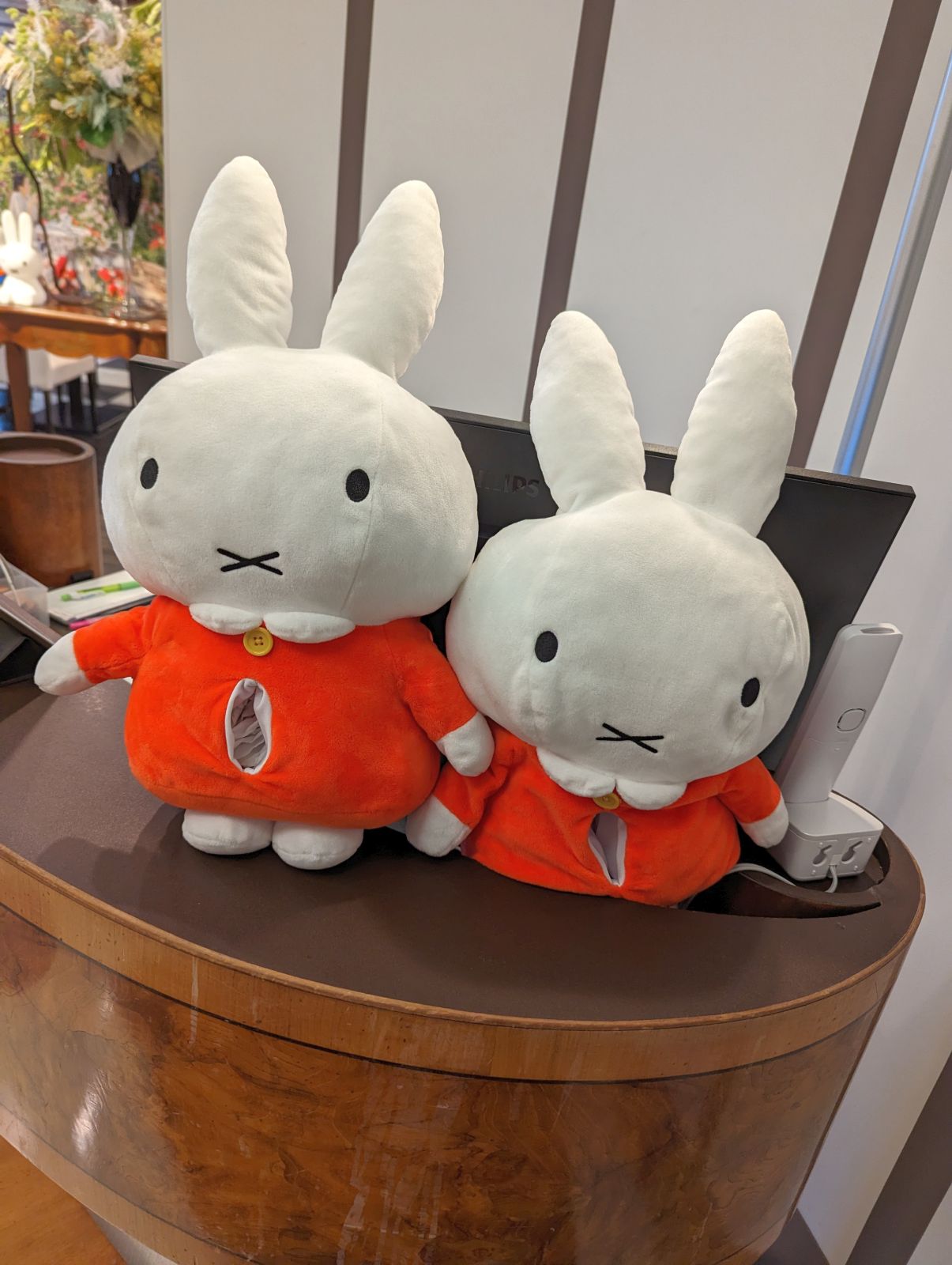 ミッフィーのぬいぐるみ