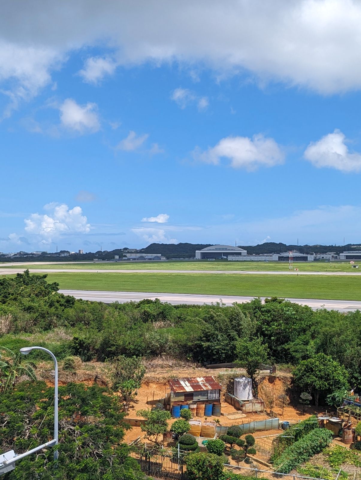 嘉手納基地の風景