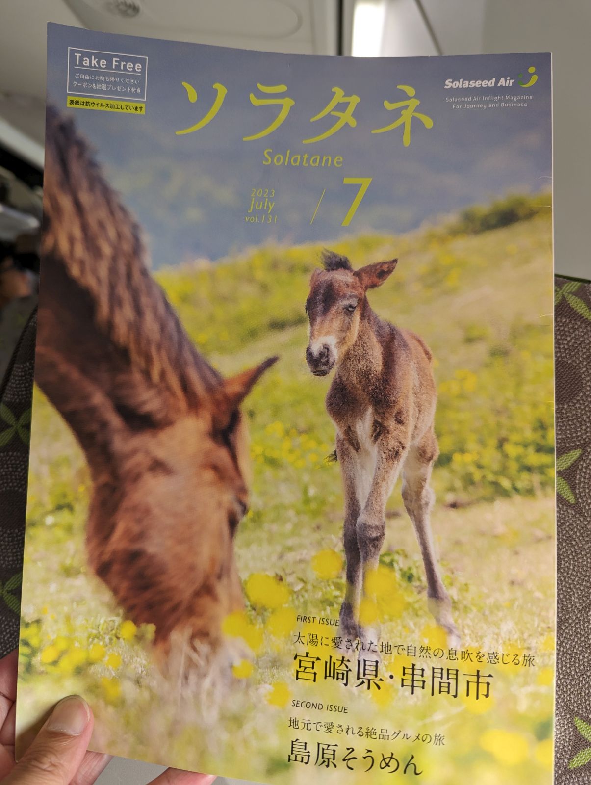 ソラシドエア機内誌