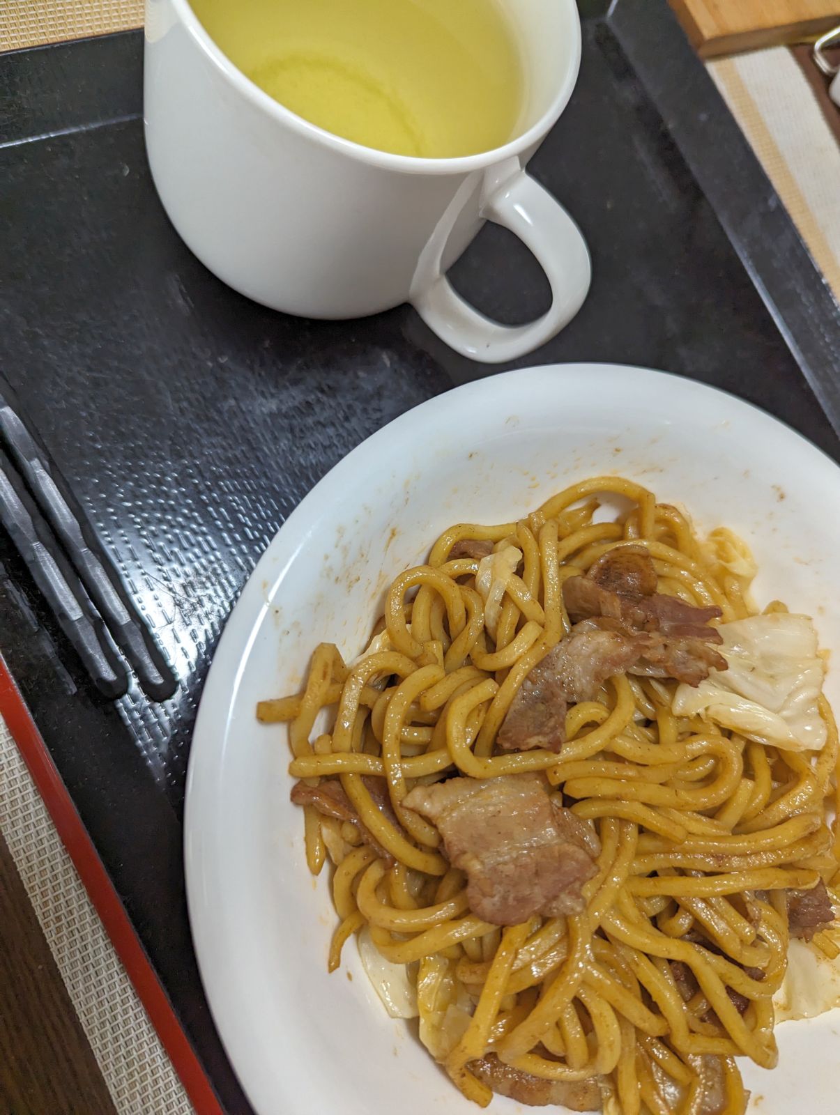 本日の朝食兼昼食