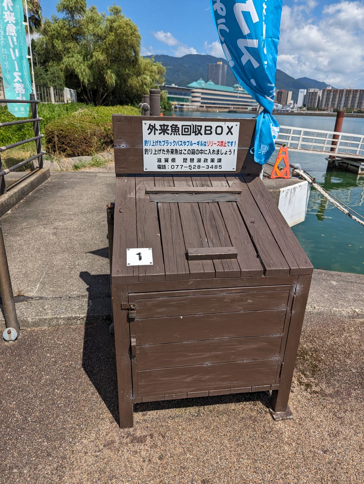 外来魚回収BOX