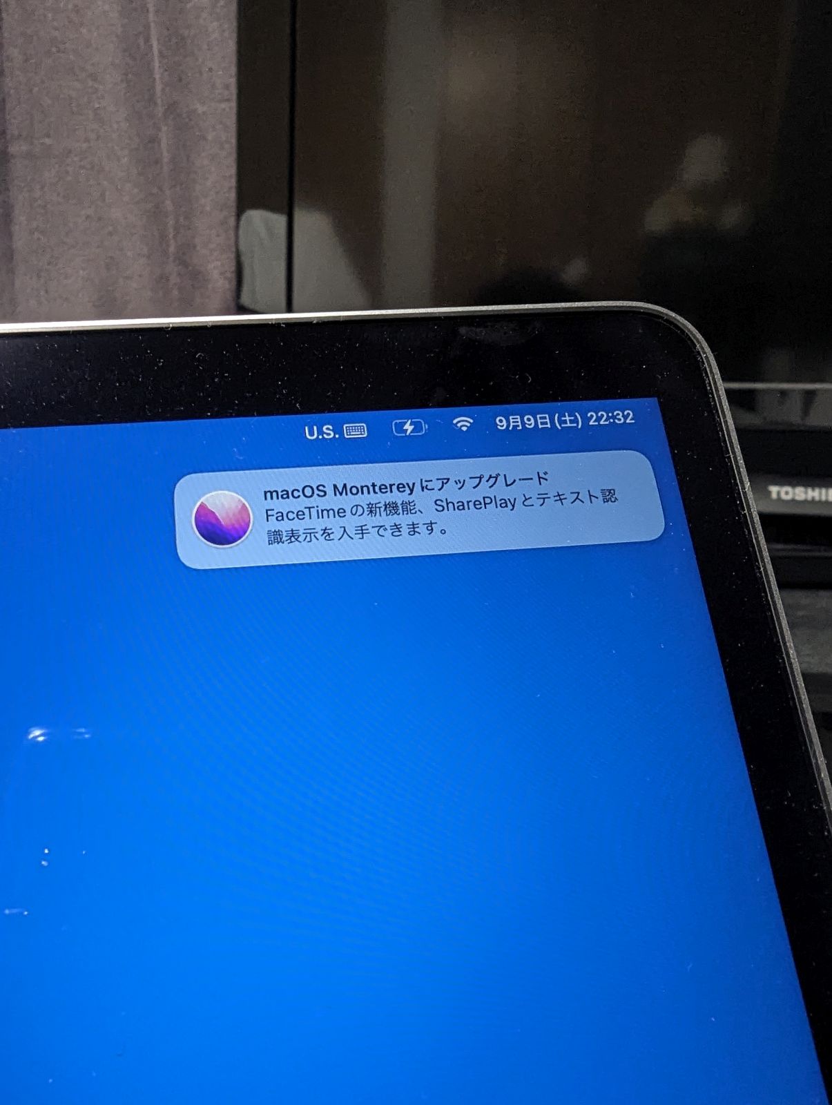 Montereyにアップグレード