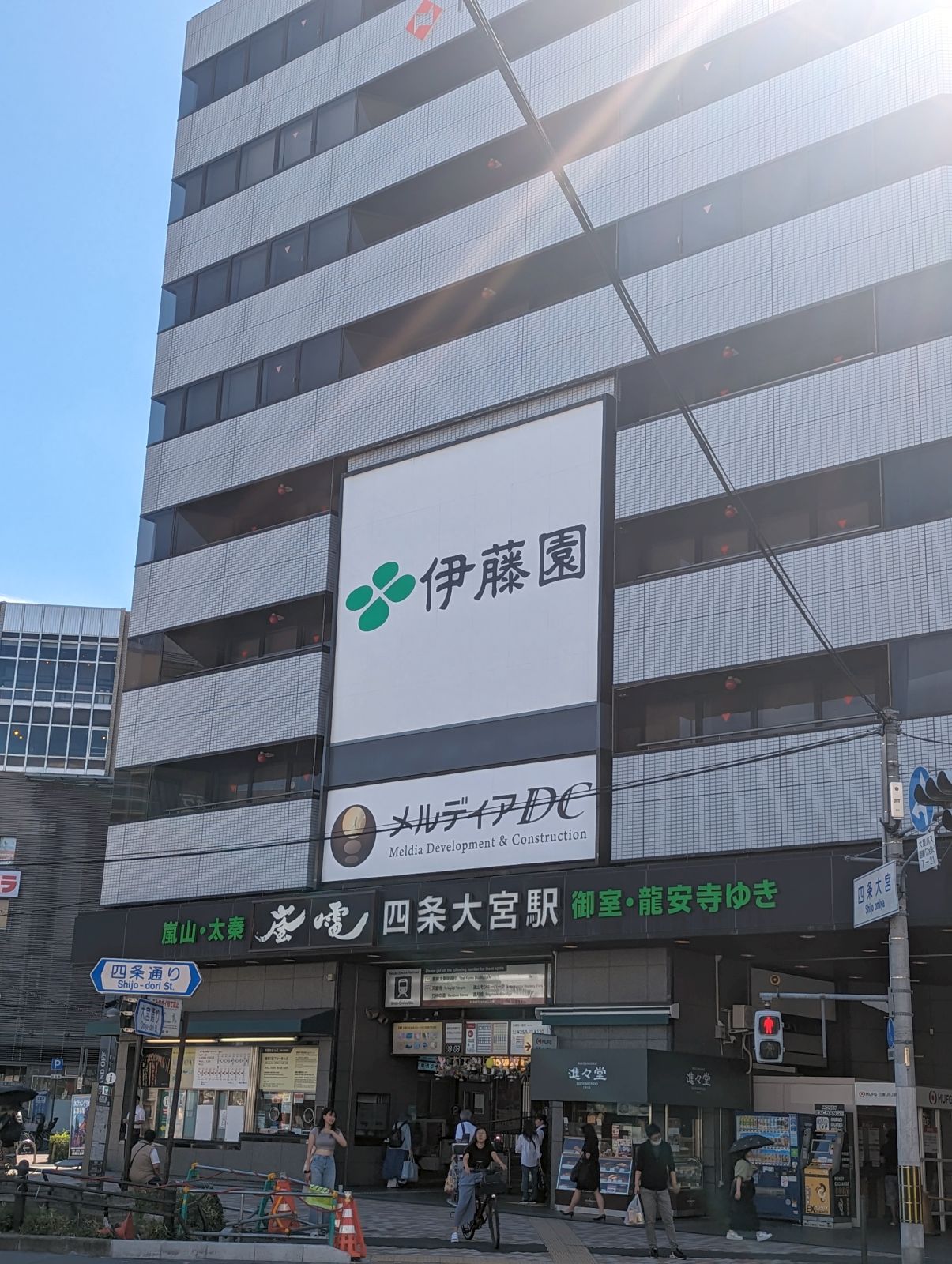 嵐電四条大宮駅
