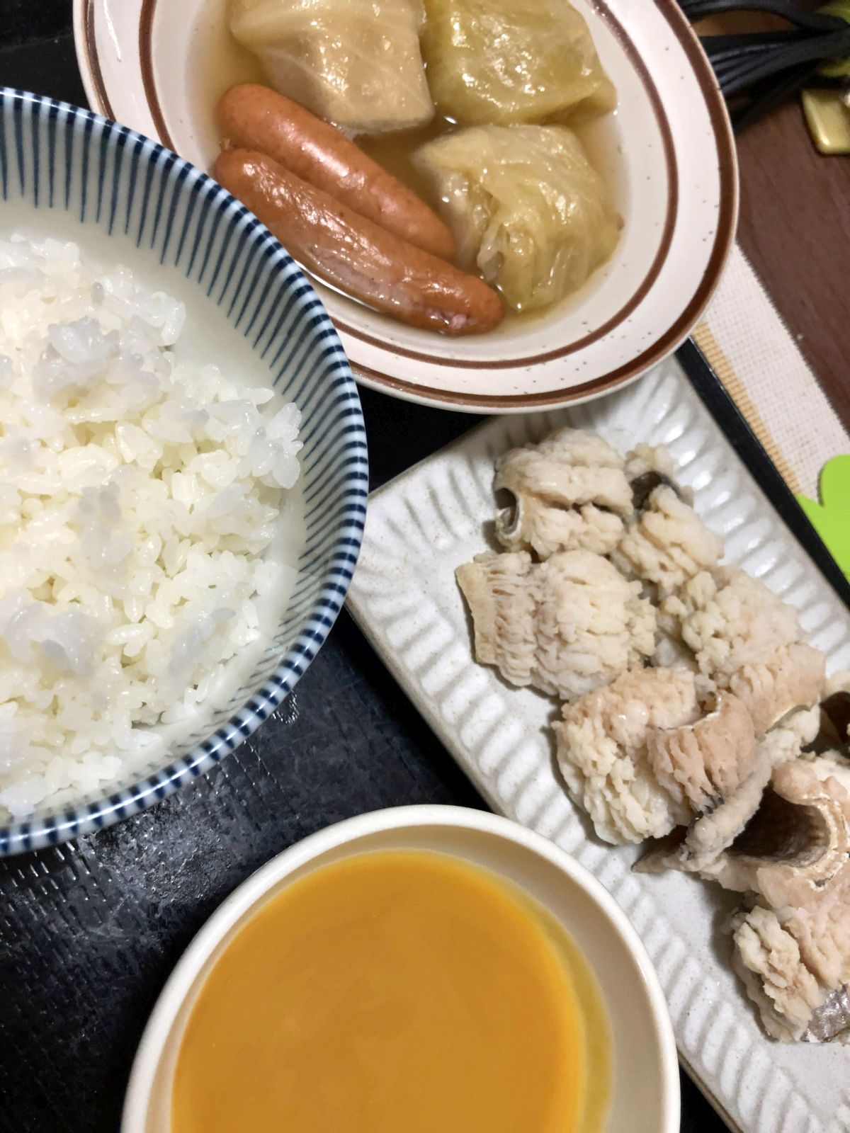 本日の朝食兼昼食