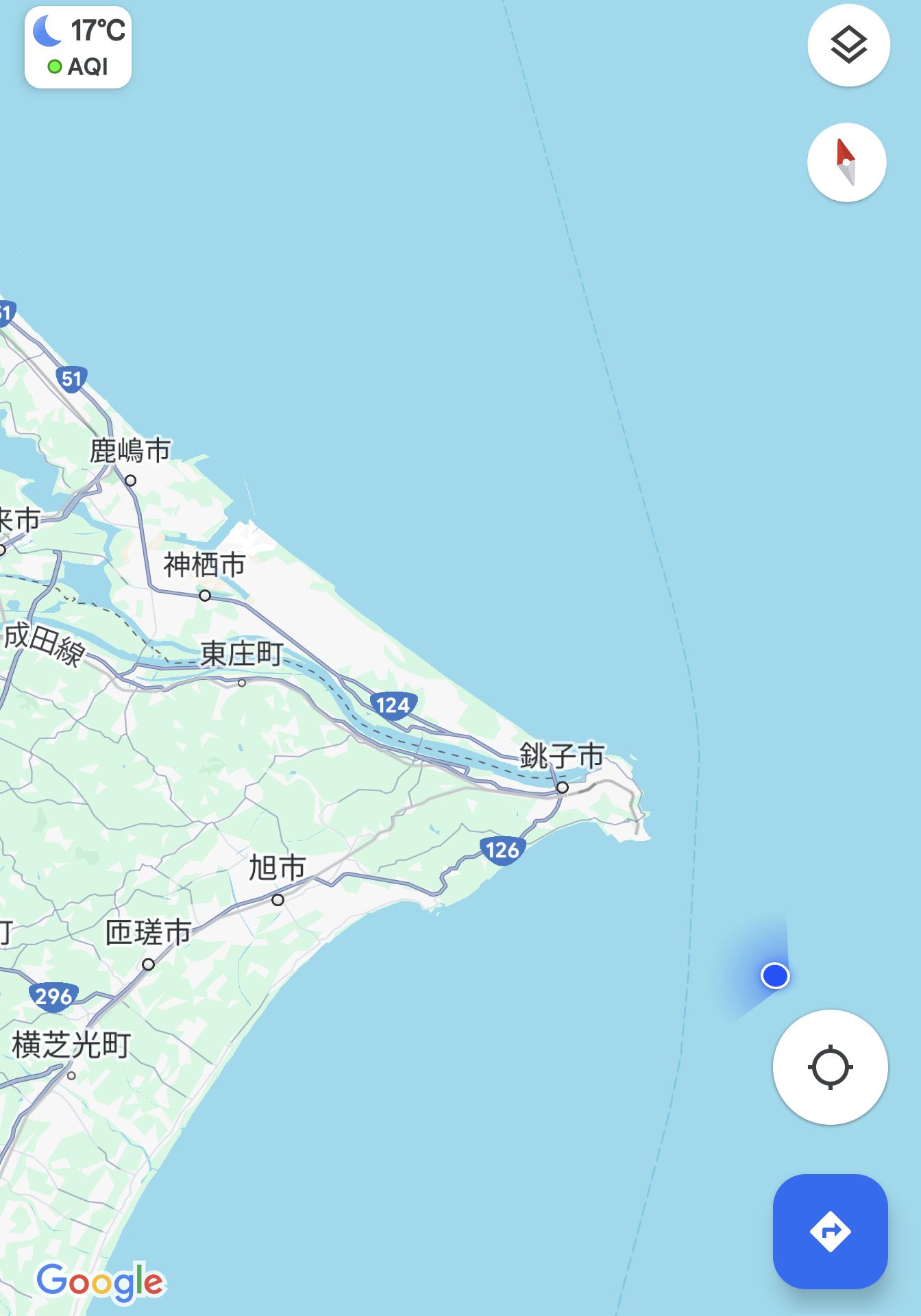 銚子半島の先っぽ
