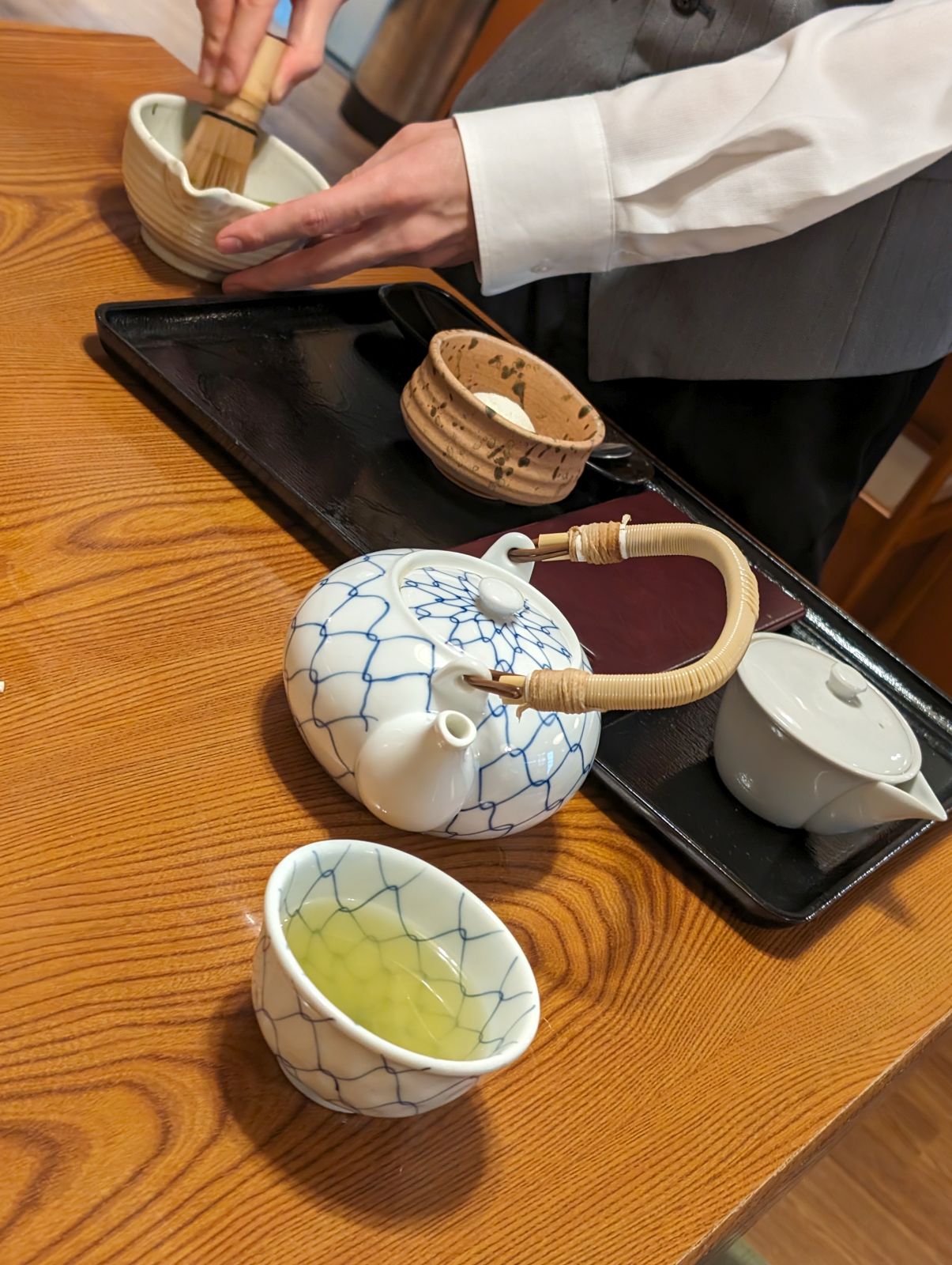 温かいお茶