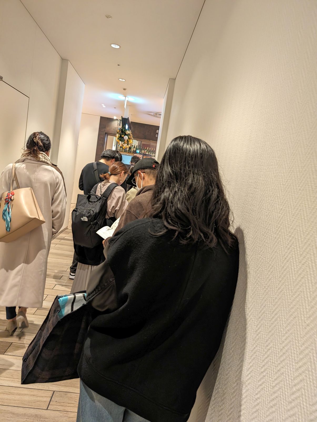 入店待ち列