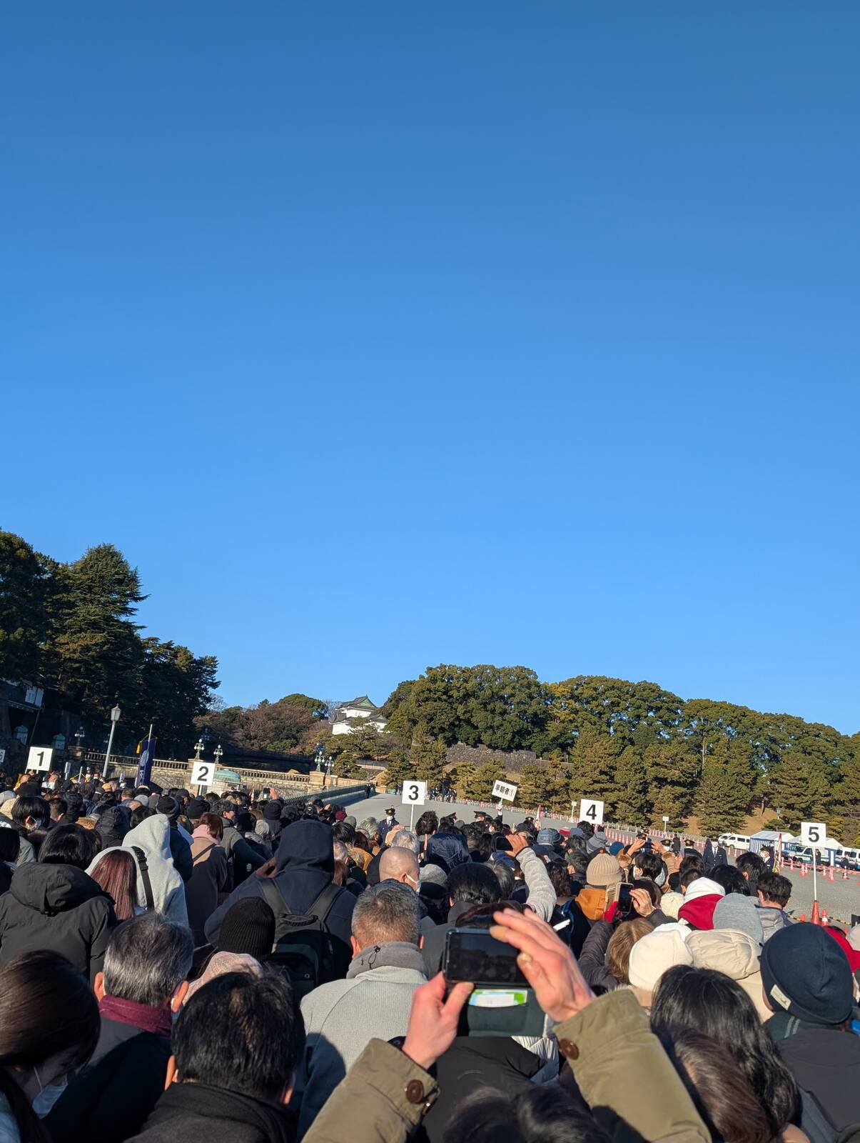 検査後待機列