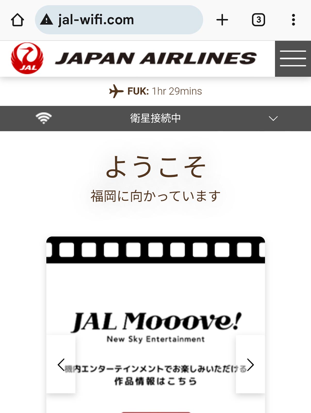 機内無線LAN