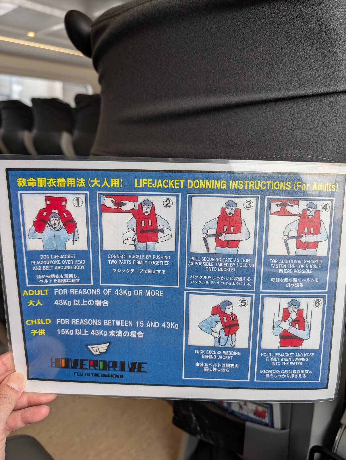 救命胴衣着用法