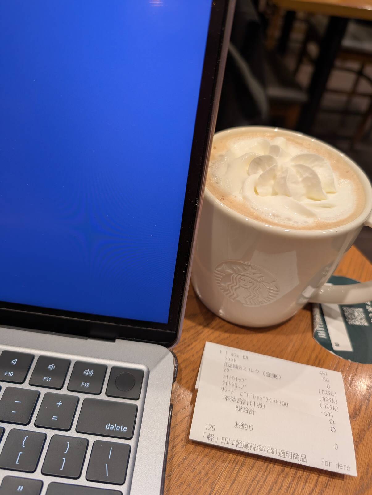 本日のスタバ
