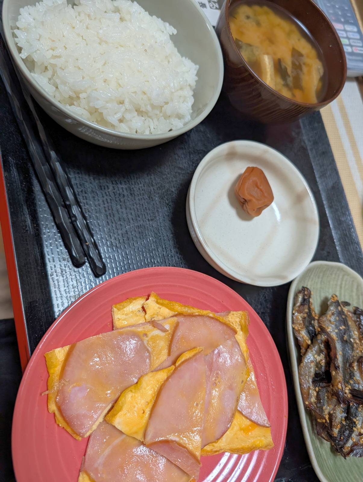 本日の朝食兼昼食