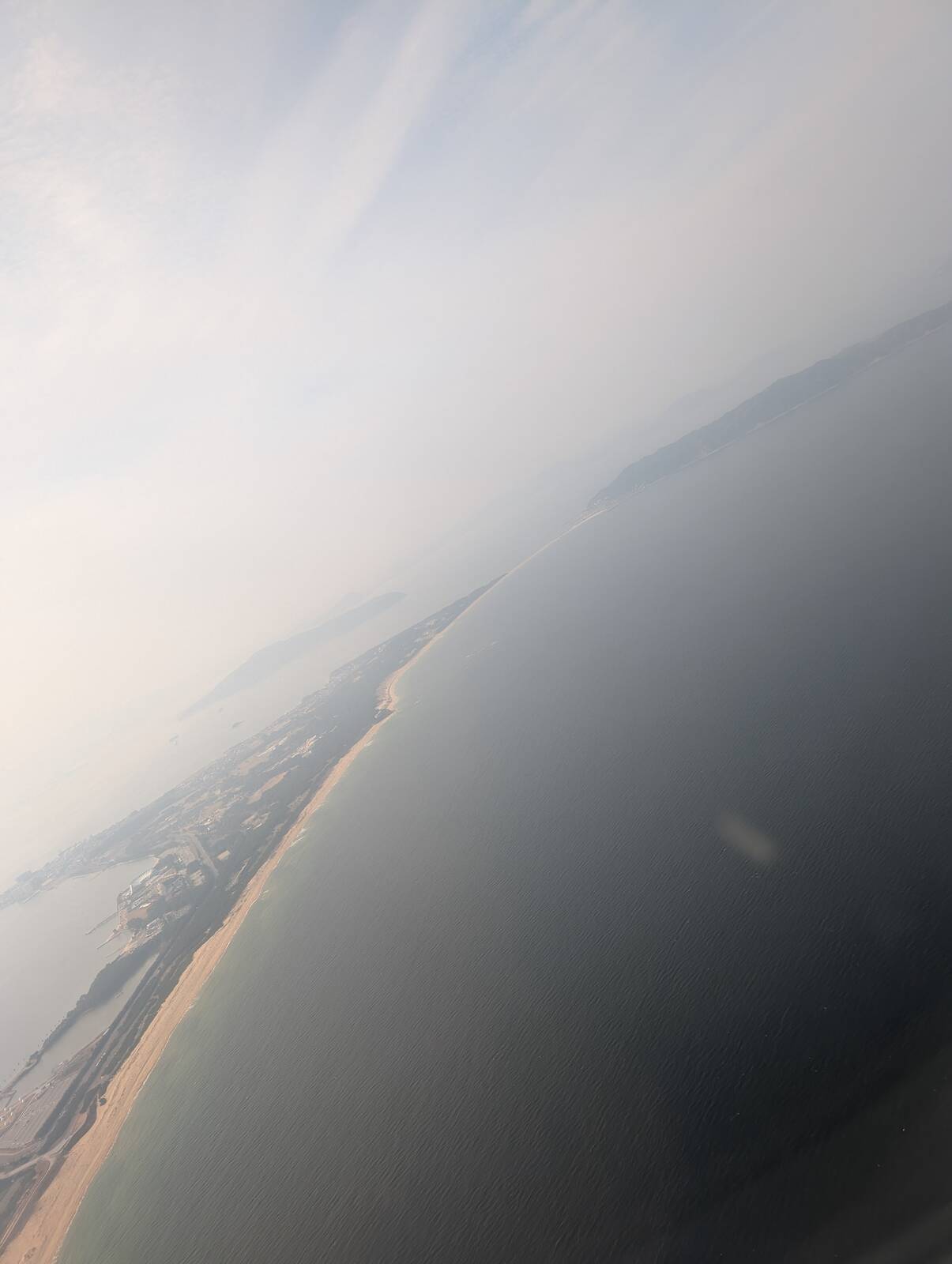 海ノ中道上空