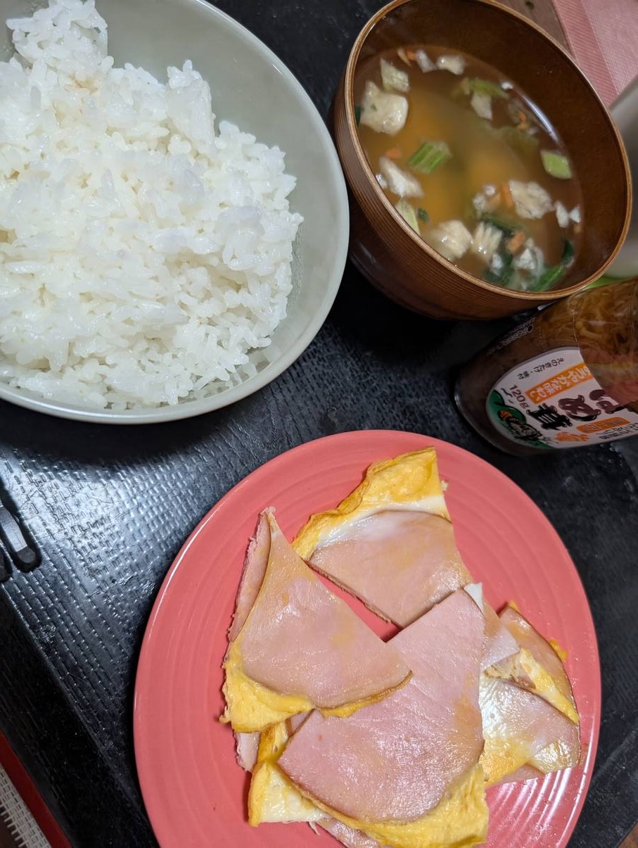本日の朝食兼昼食