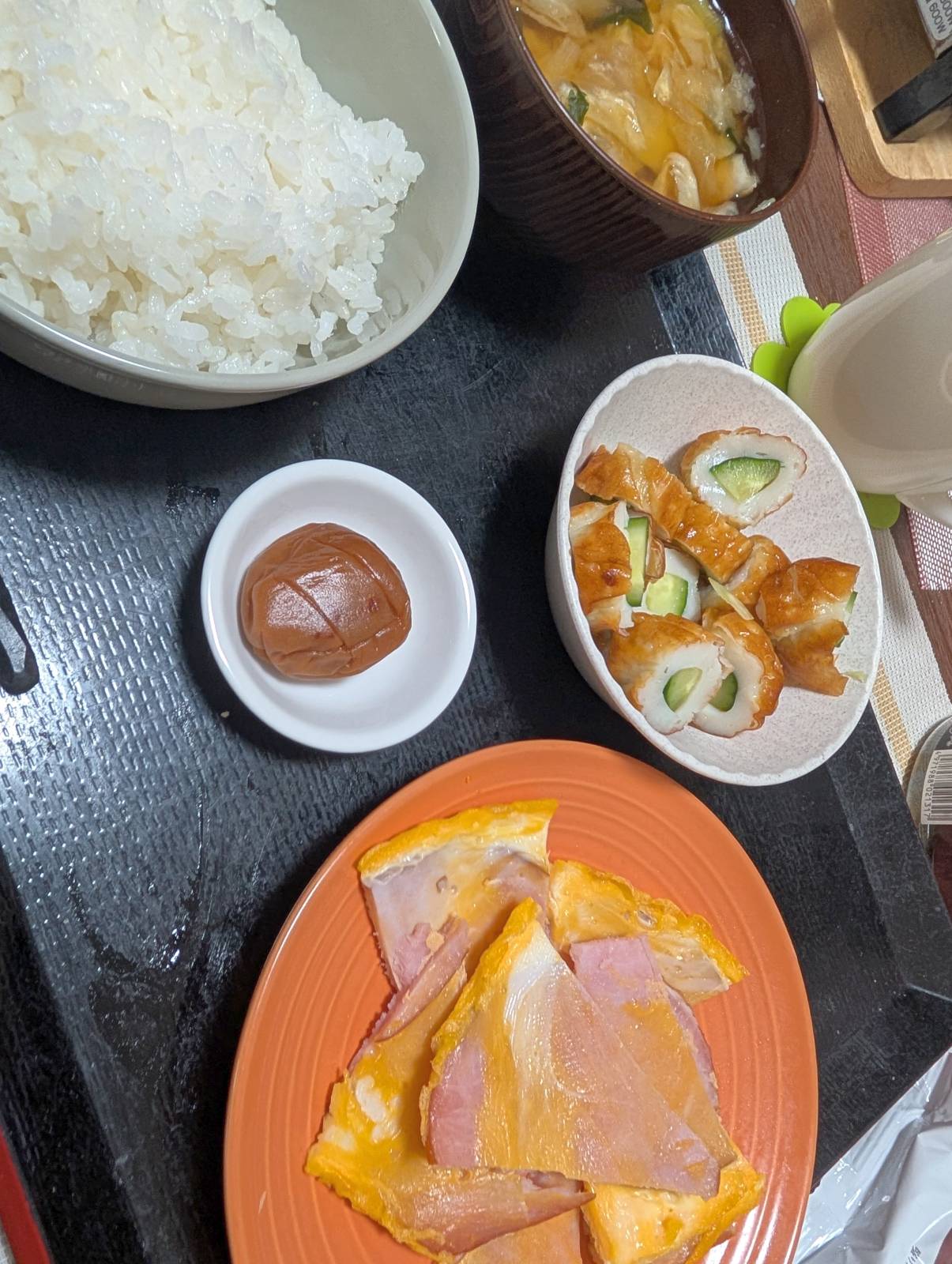 本日の朝食兼昼食