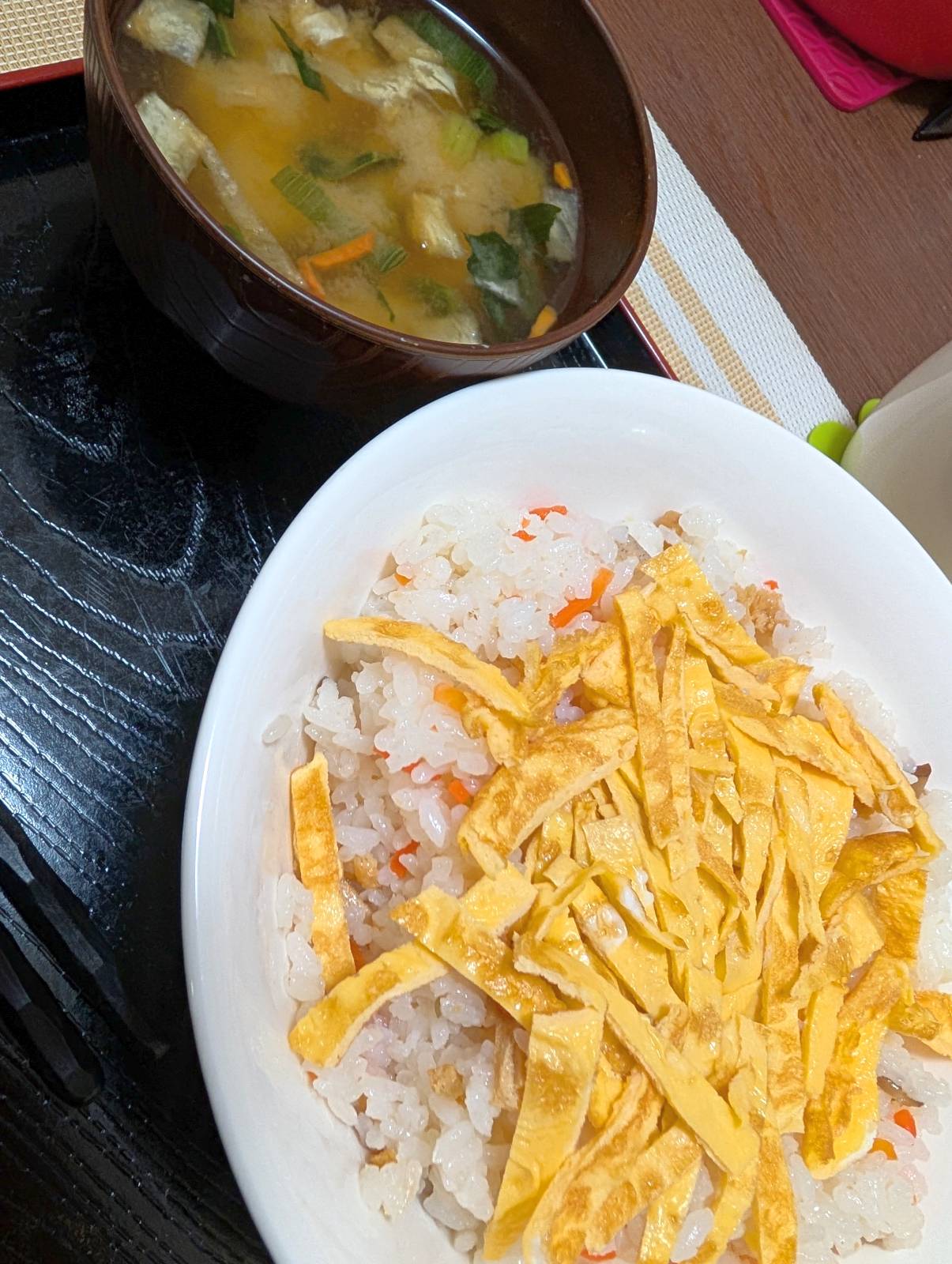 本日の朝食兼昼食