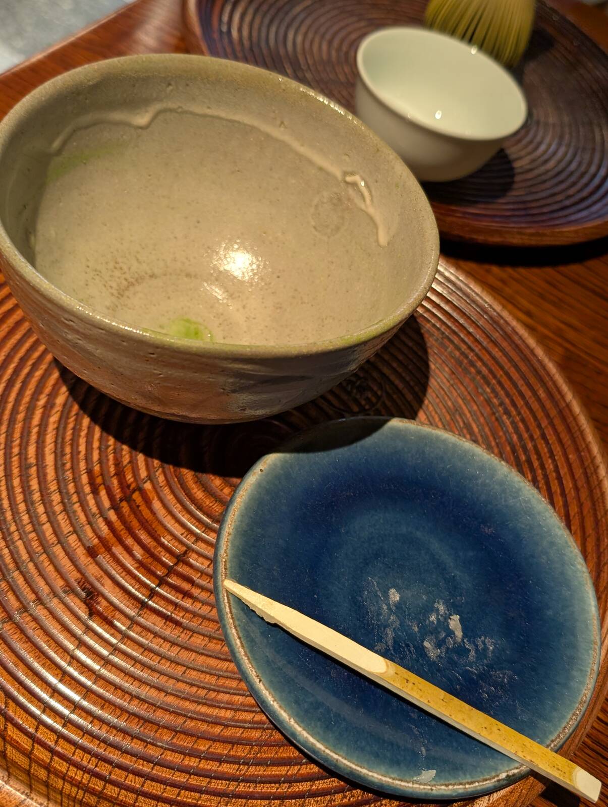 お茶終了