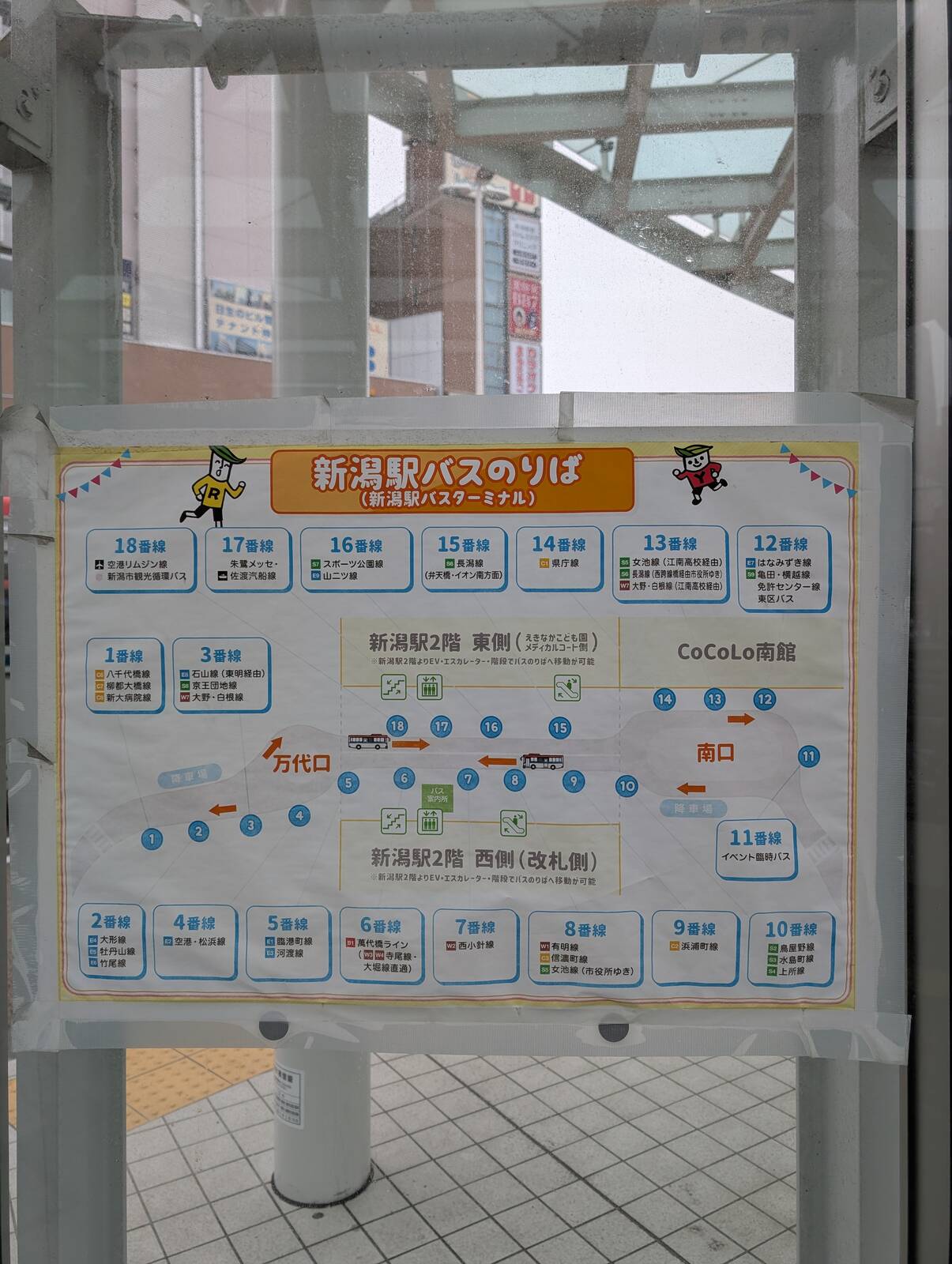 新潟駅バスのりば