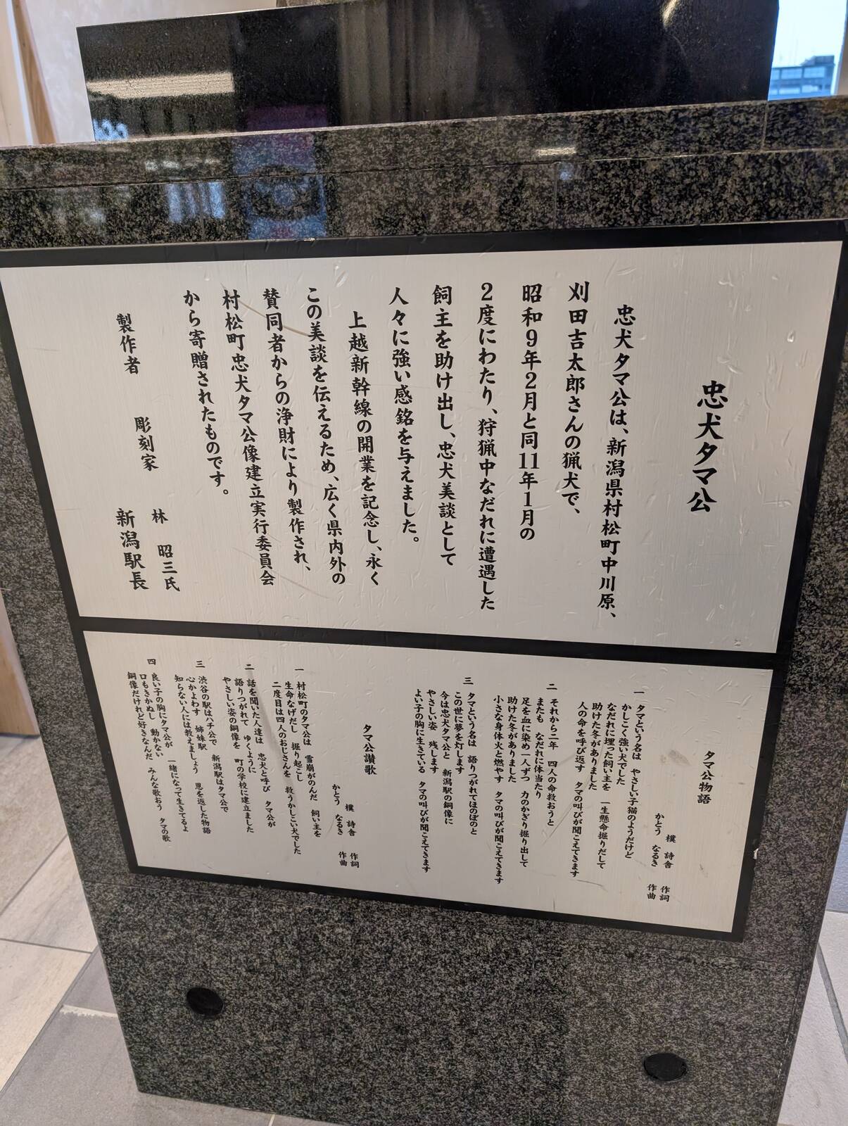 忠犬タマとは