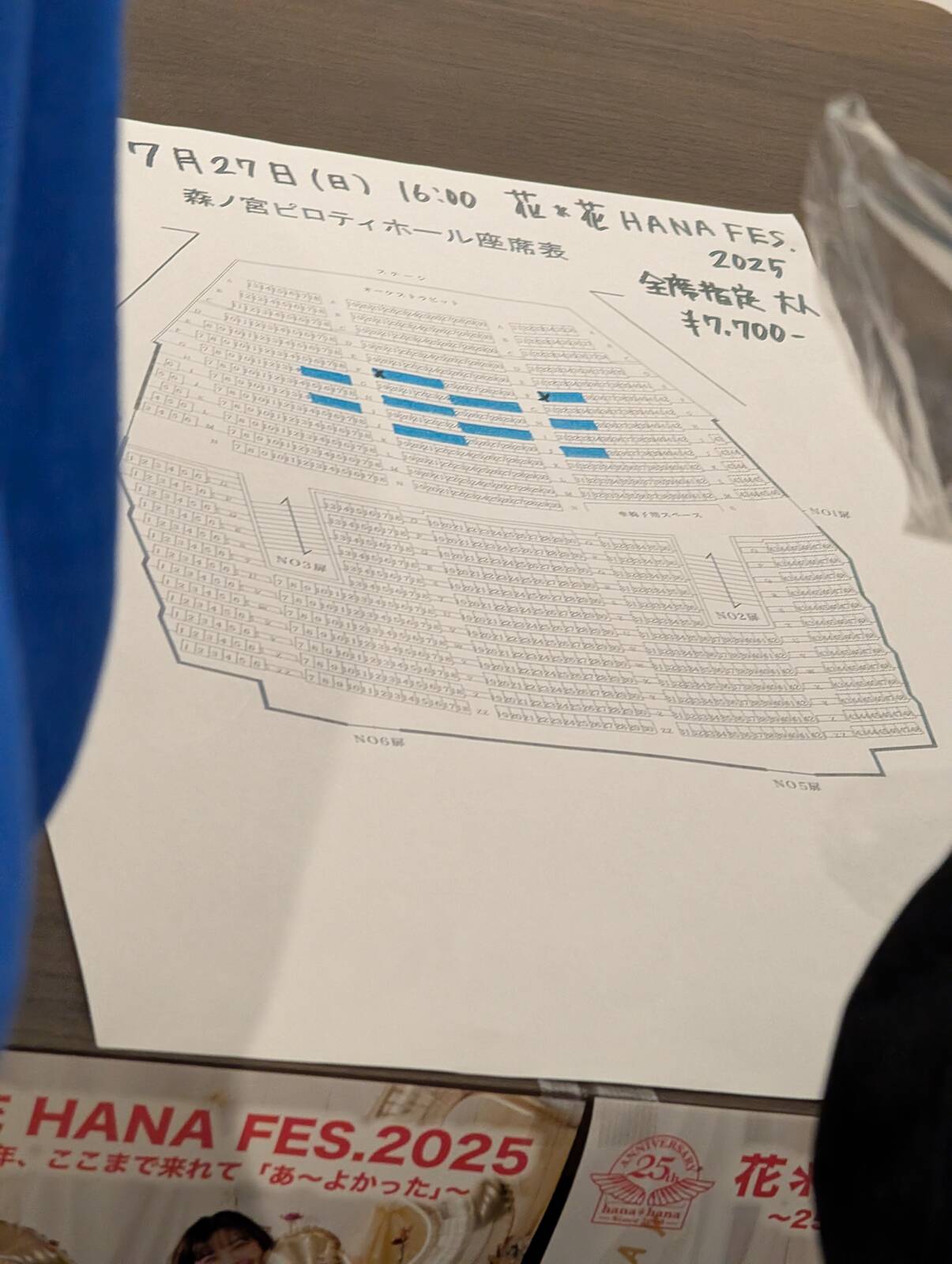 フェスのチケット販売